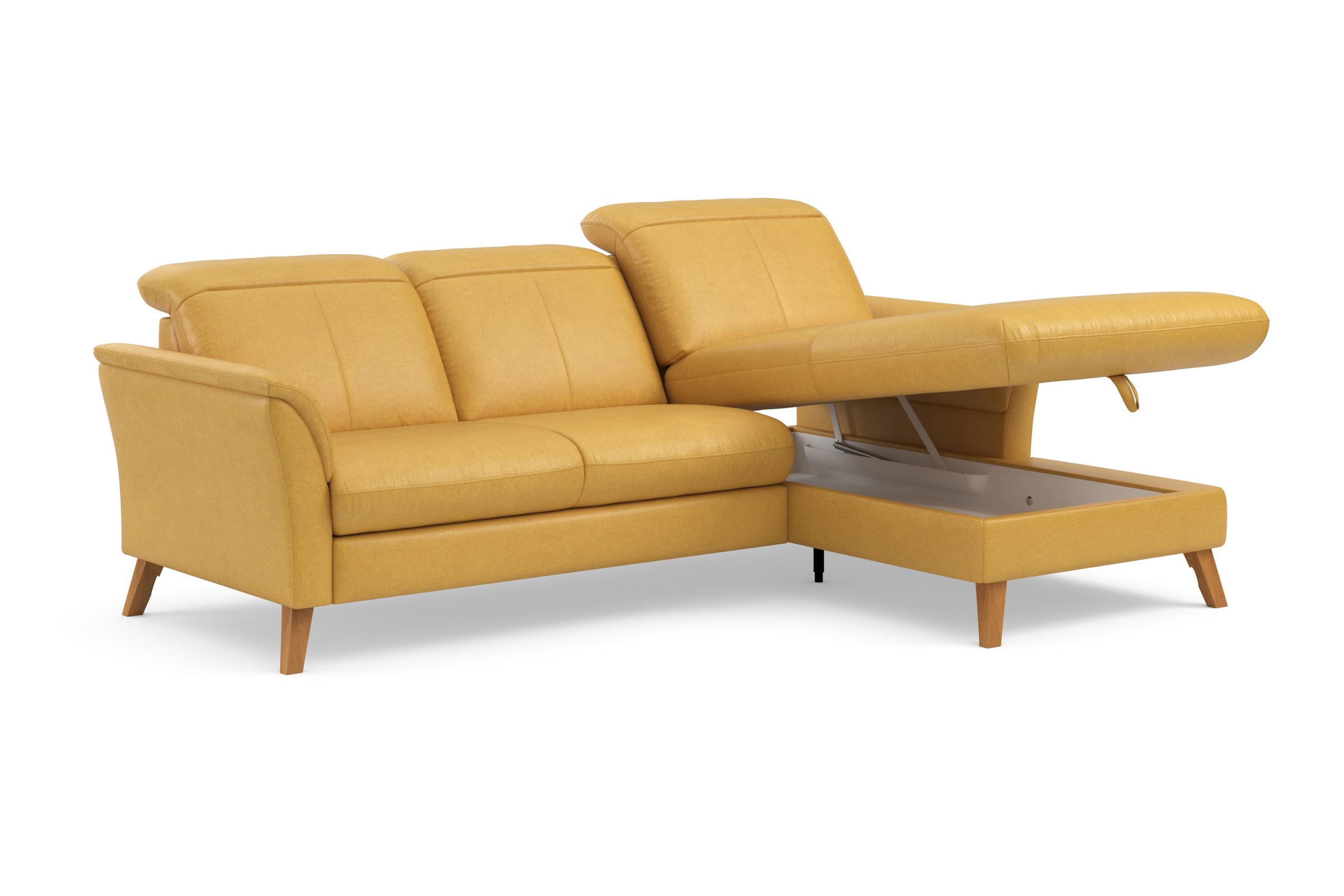 sit&more Ecksofa »Romero L-Form«, wahlweise mit oder ohne Relax-Funktion, Bettfunktion, Bettkasten