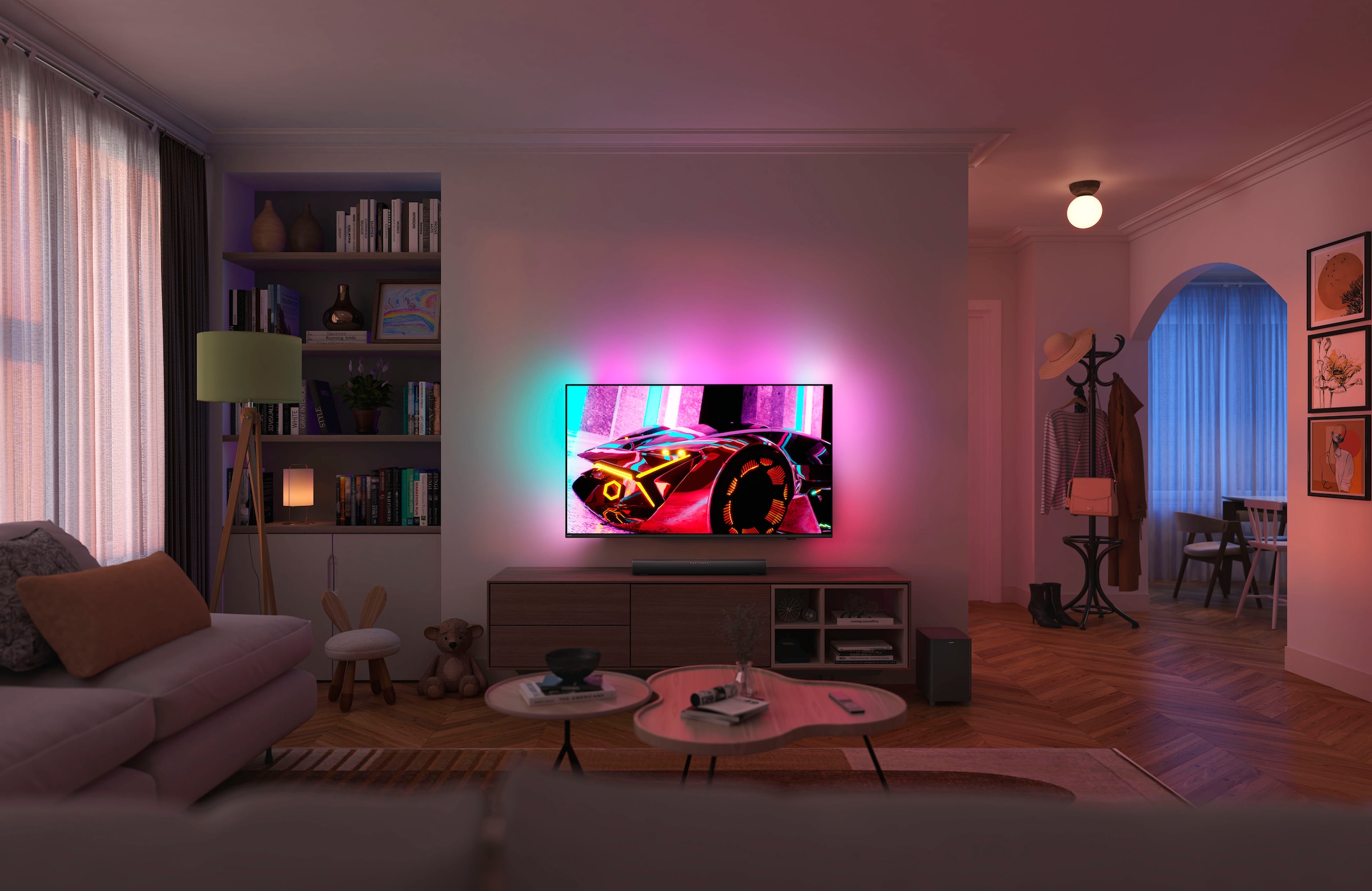 Philips Soundbar »TAB6100«, (Set)