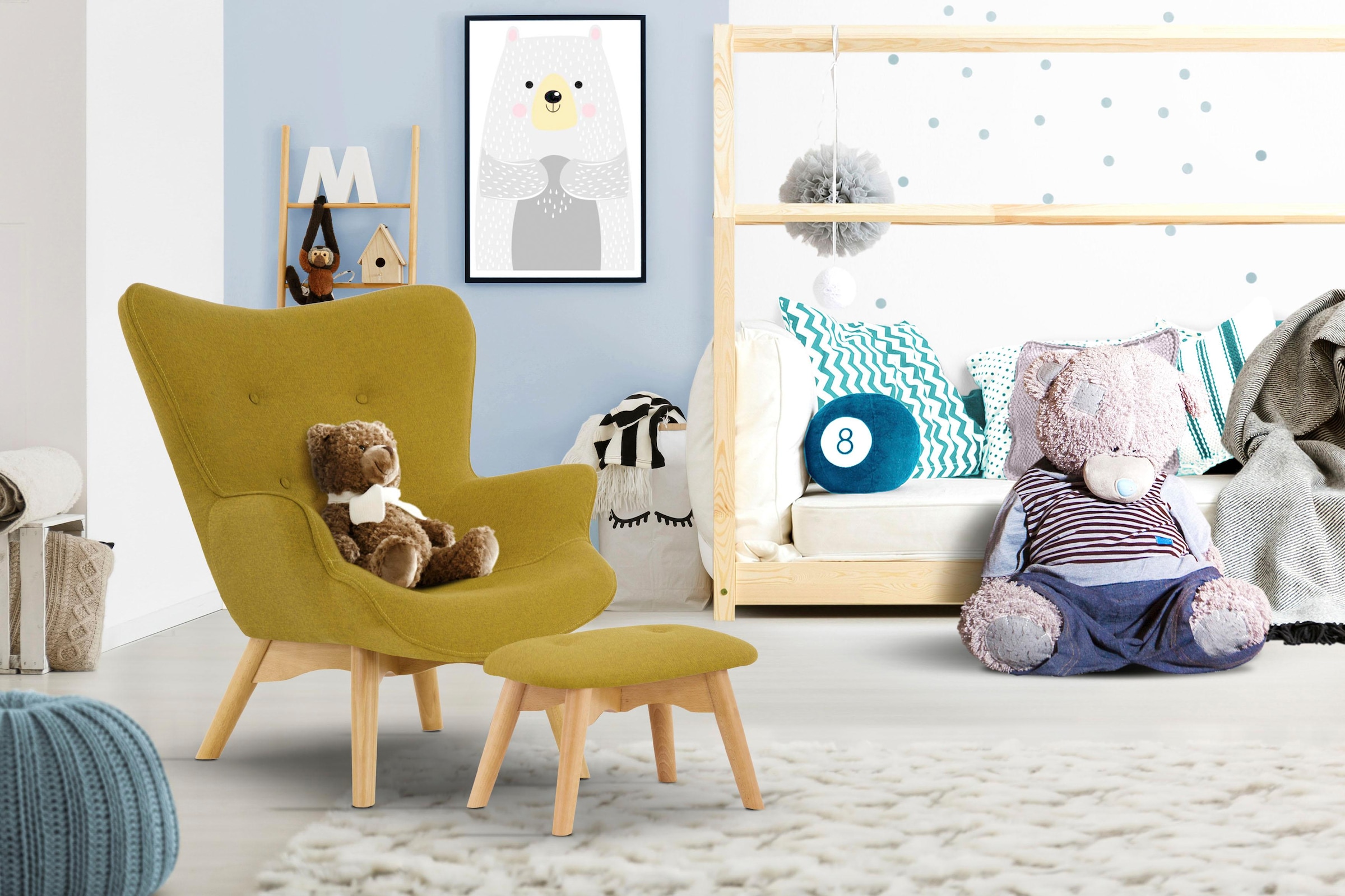 Home affaire Sessel »Duca Mini« in kleiner Ausführung für Kinder günstig online kaufen