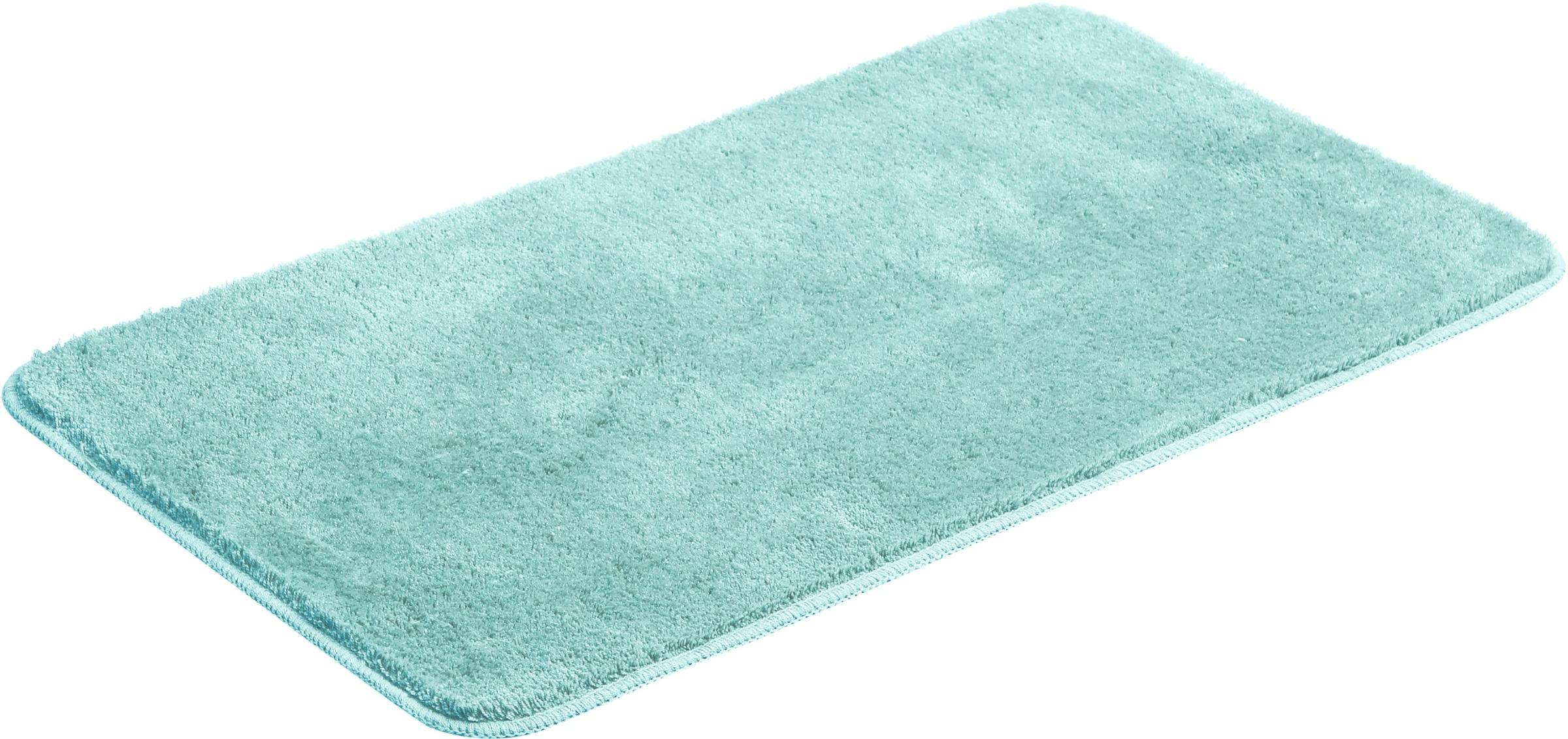 my home Badematte »Merida Kurzflor, Badteppich, Badvorleger, Badezimmer Teppich«, rutschhemmend beschichtet, fußbodenheizungsgeeignet-schnell trocknend-strapazierfähig, Badematten, Uni Farben, als halbrund und rechteckig erhältlich