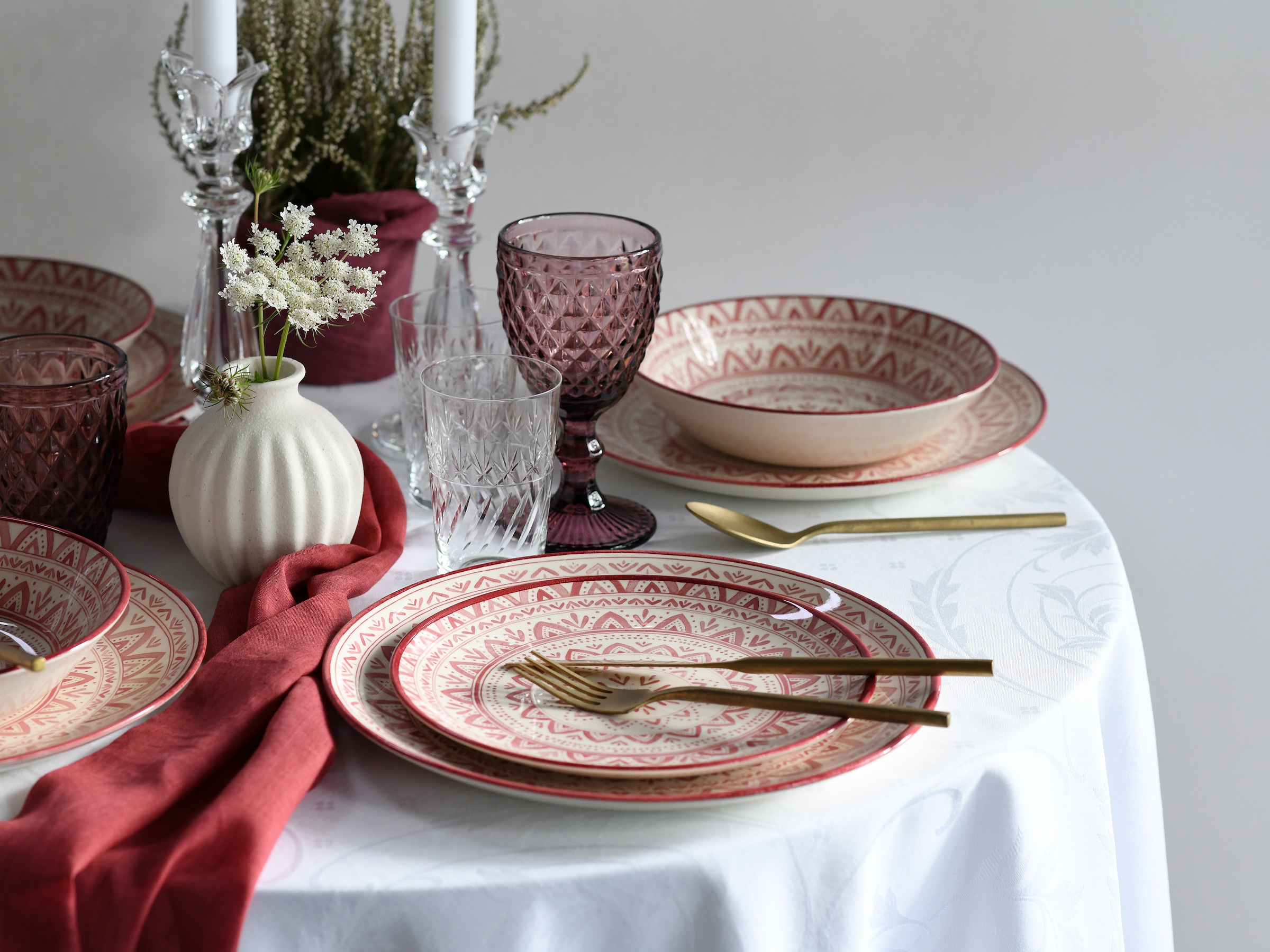CreaTable Teller-Set »Mexico, Teller Set 18-tlg« Traditionelle Motive