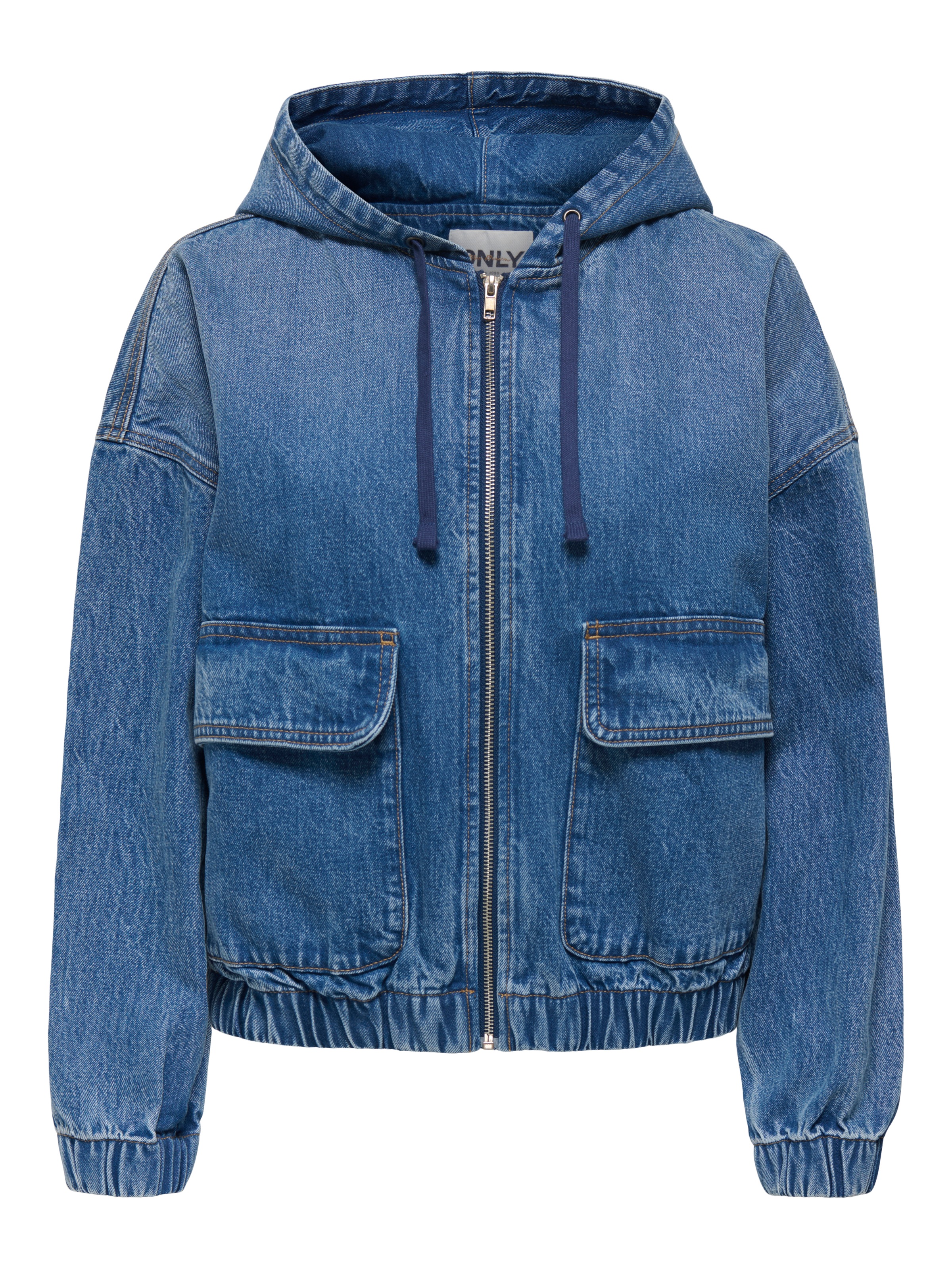 ONLY Jeansjacke »ONLKENZIE L/S DNM JACKET AKM«, mit Kapuze