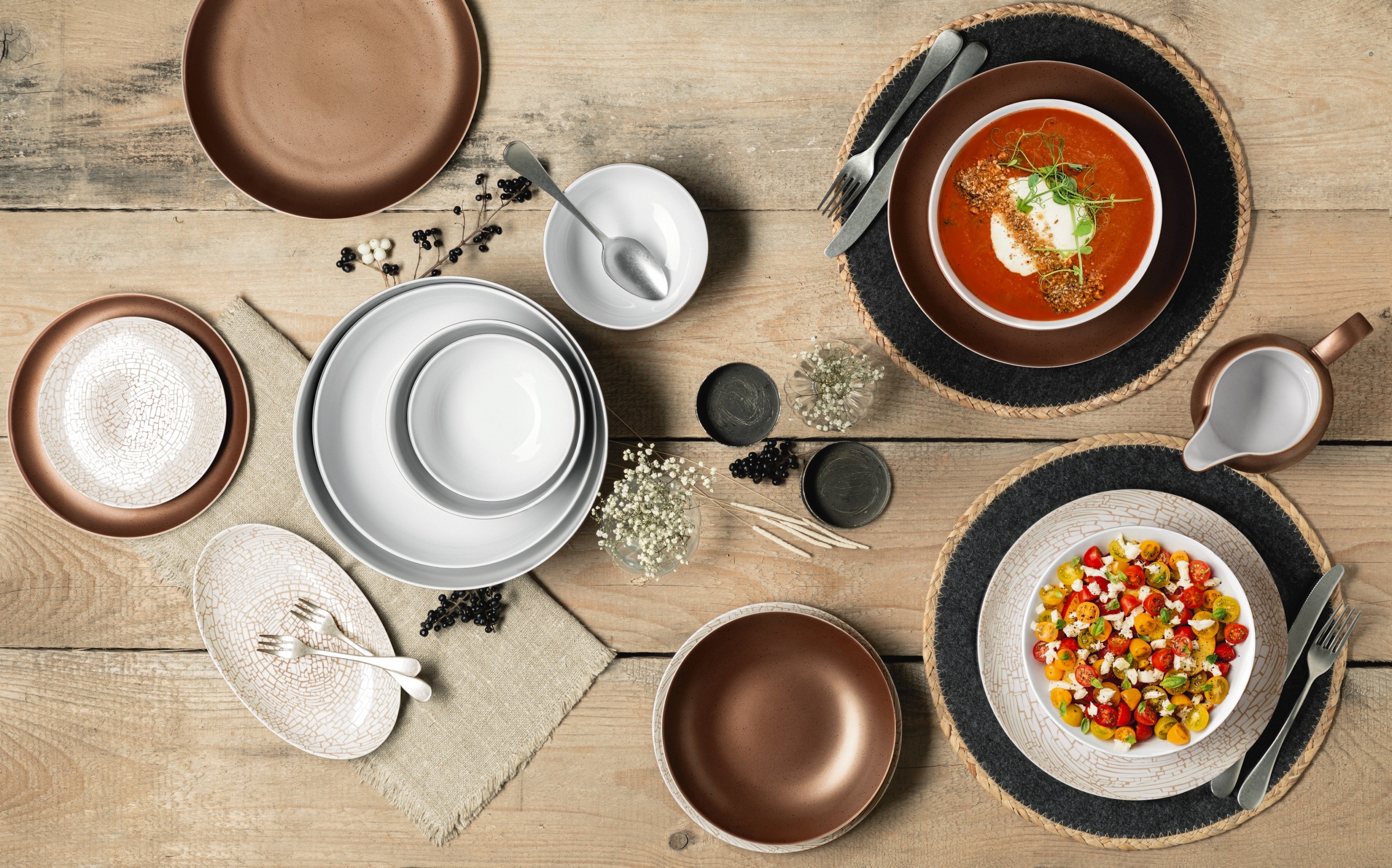 Seltmann Weiden Servierplatte »Liberty Krakelee« Platte oval