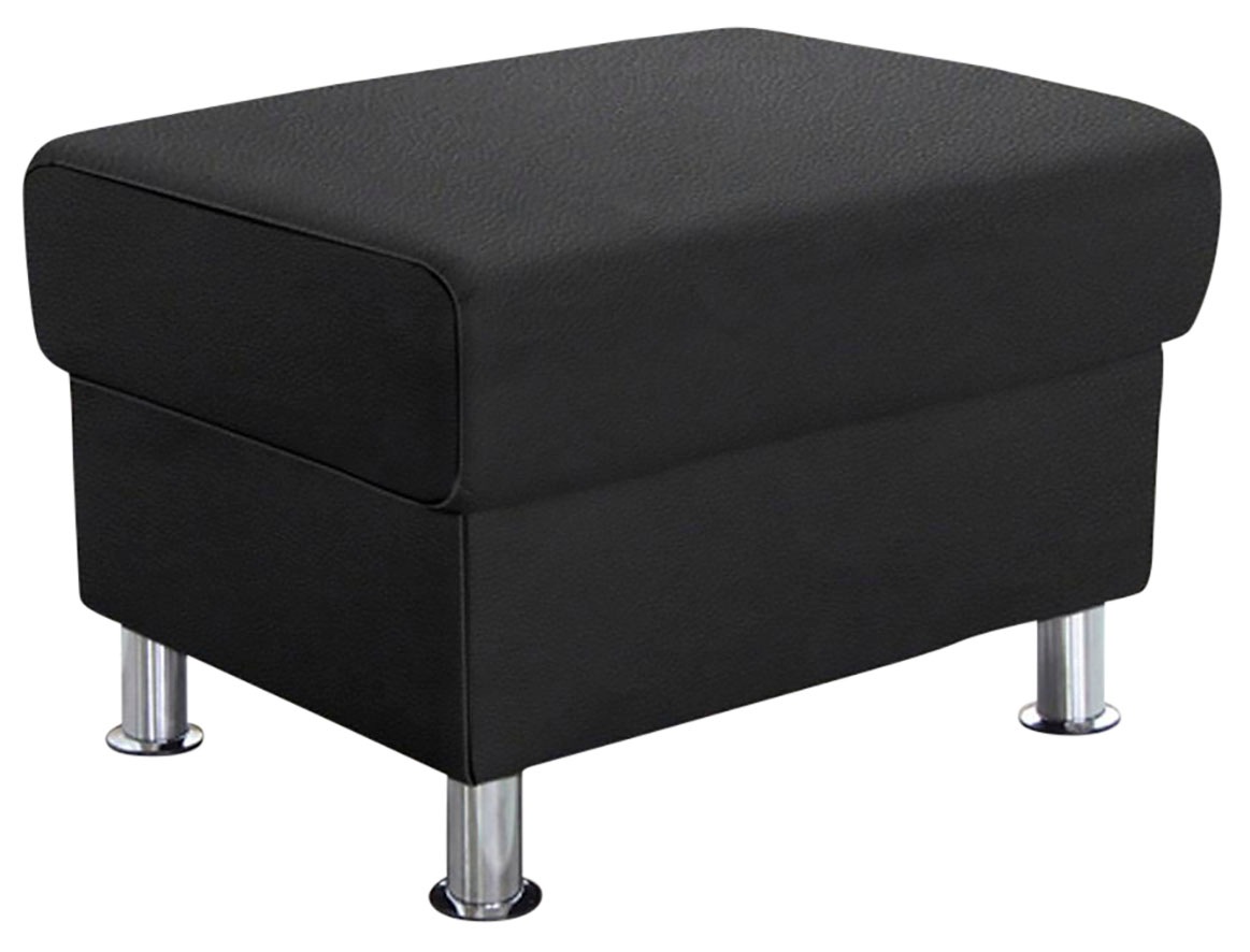 TRENDMANUFAKTUR Hocker »Rondo, Polsterhocker zur Serie, Breite 67 cm, Füße günstig online kaufen