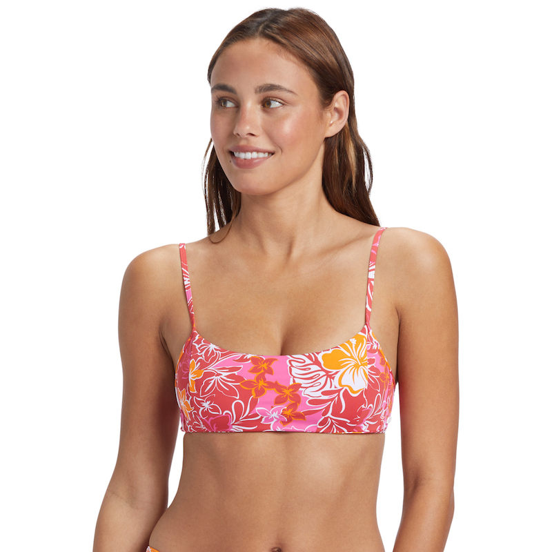 ROXY Bandeau-Bikini-Top »Sea Spray« Hilo Hibiscus - Small XL - Cup B Cup B XL Material Weiches, widerstandsfähiges,...