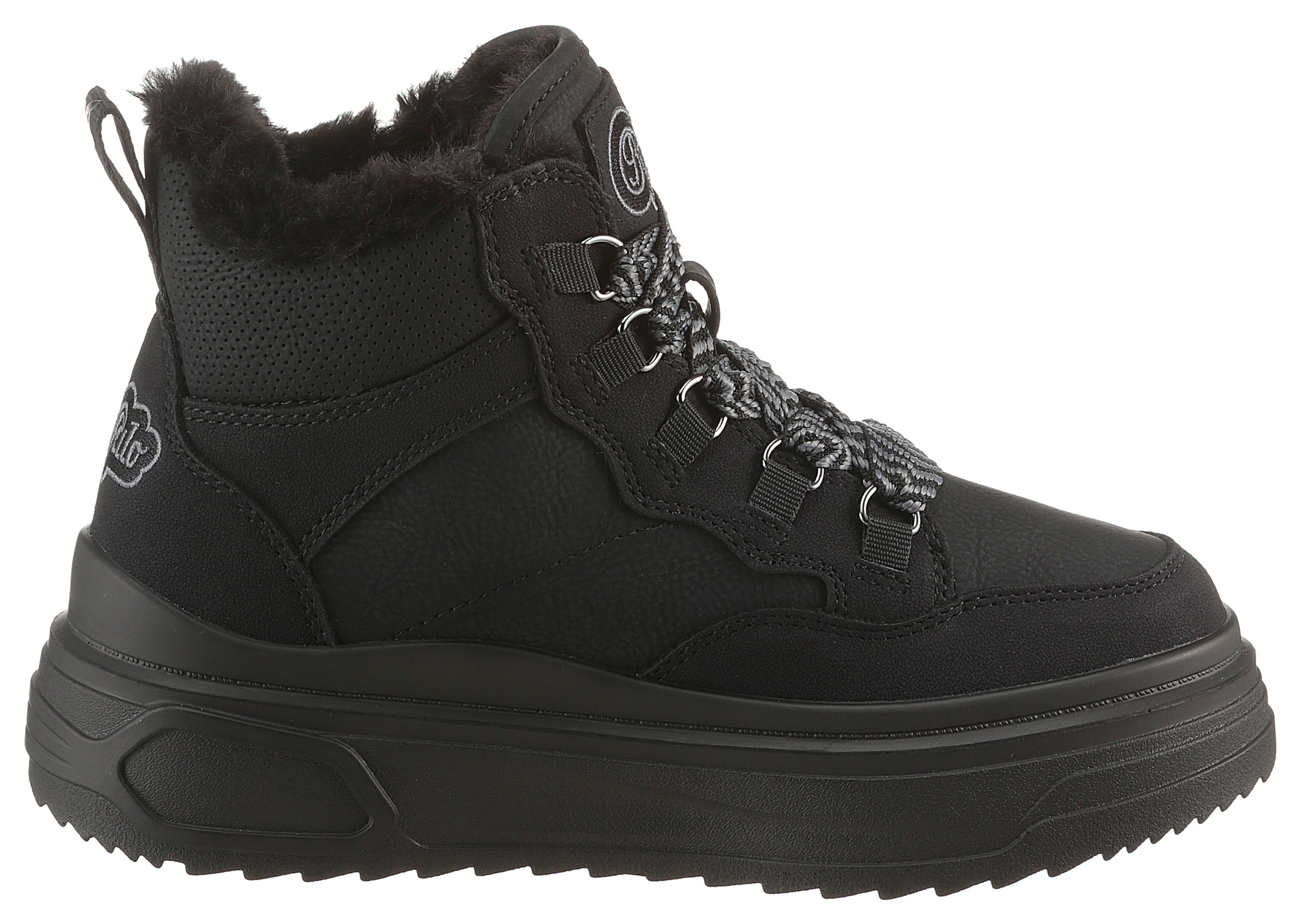 Buffalo Schnürboots »VECTRA MID WARM«, Winterboots, High top Sneaker in veganer Verarbeitung