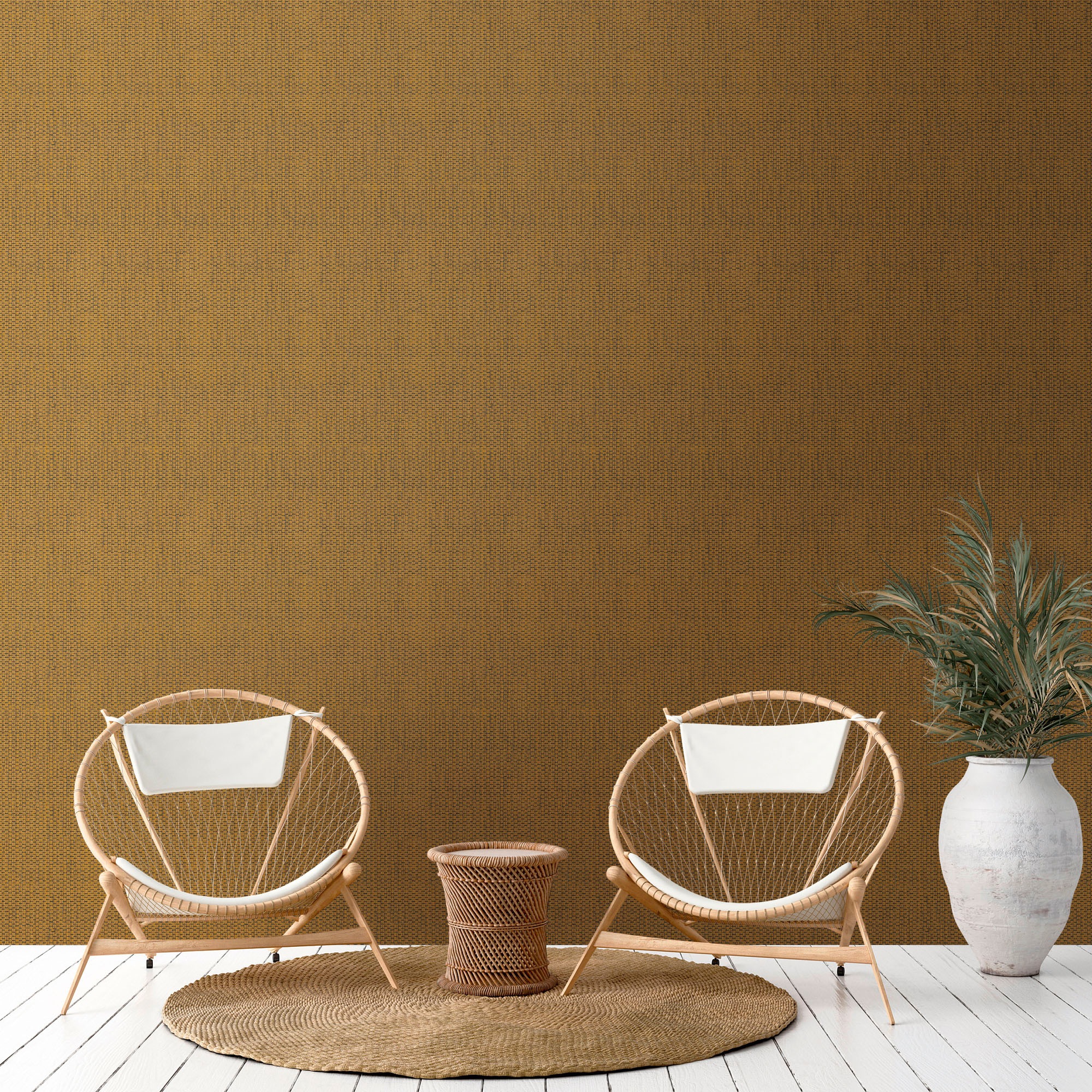 A.S. Création Vliestapete »Hygge«, Flechtoptik-Leinenoptik-Strukturmuster, Strukturtapete Tapete Gewebe Tapeten Wohnzimmer Schlafzimmer Küche
