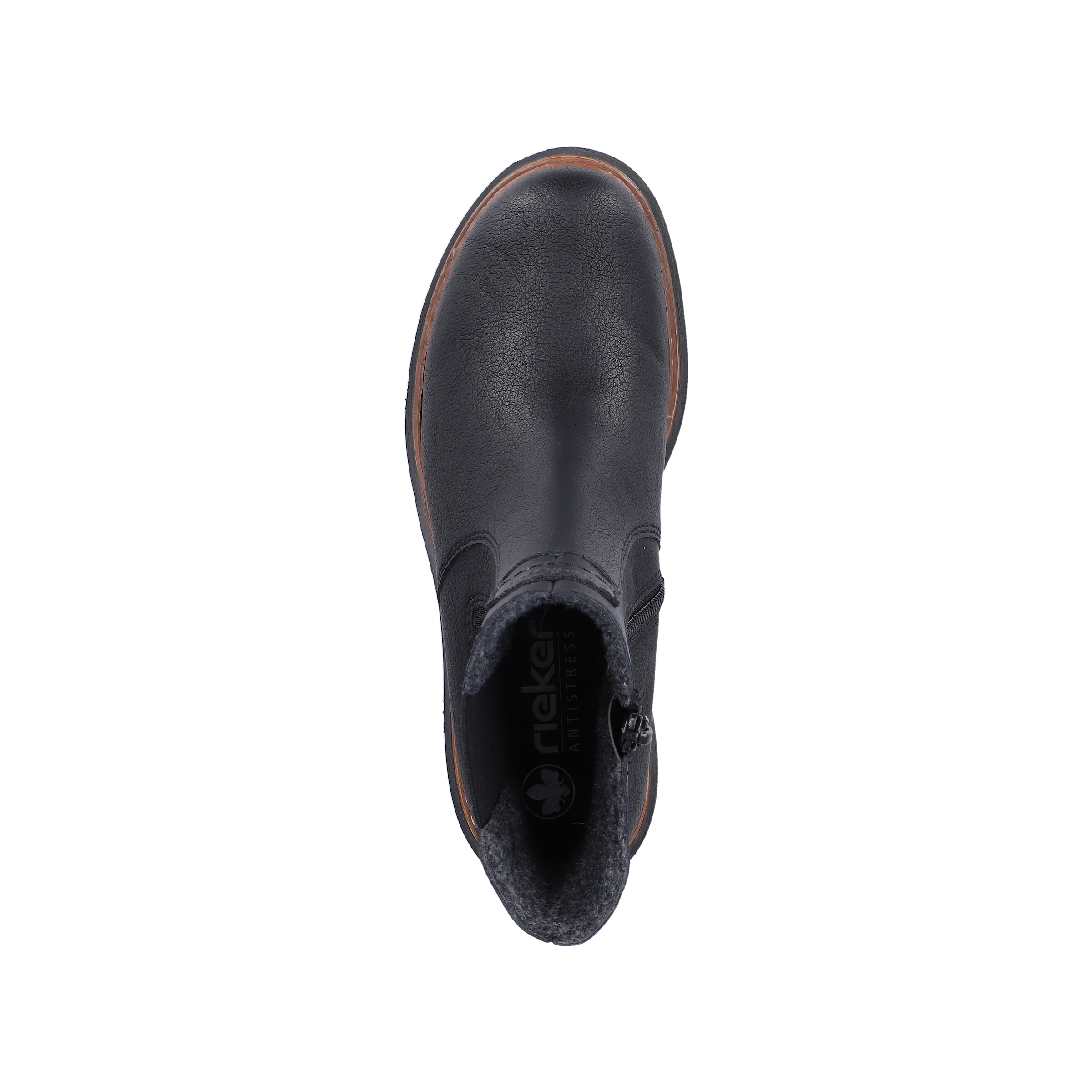Rieker Chelseaboots  Stiefelette, Boots, markanter Laufsohle, Stretch außen, schmale Form