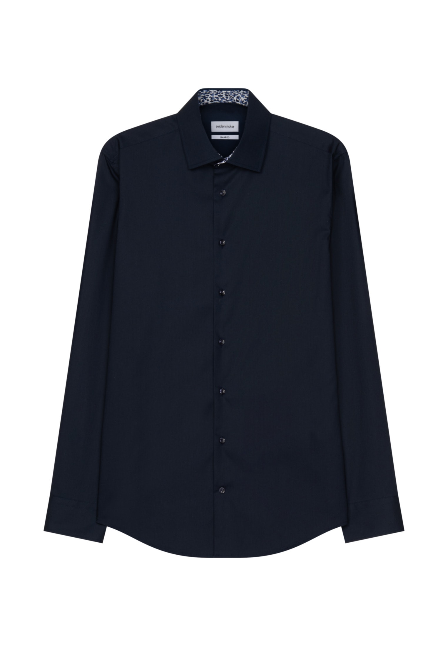 seidensticker Businesshemd »Schwarze Rose« Shaped 1/1 Kentkragen Uni