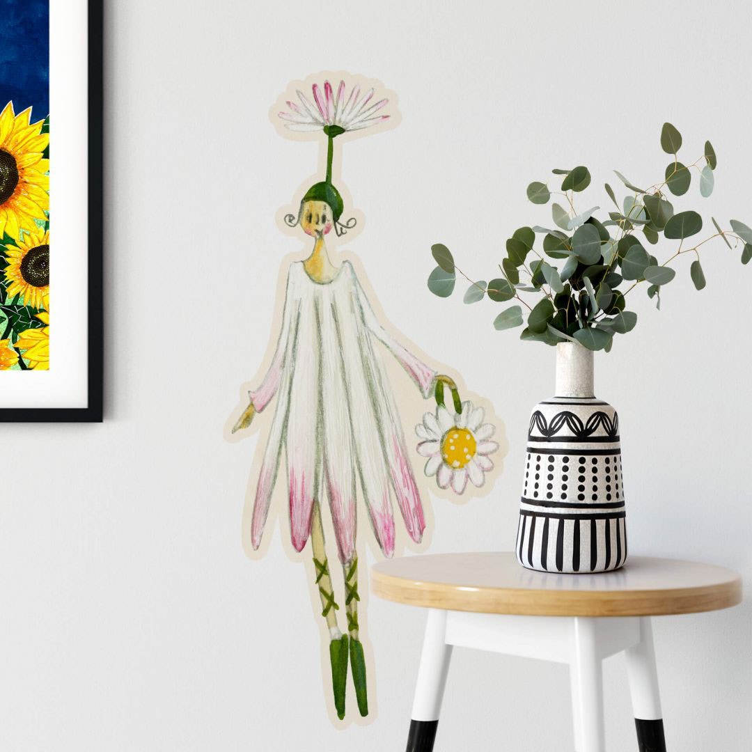 Wall-Art Wandtattoo »Blütenelfe August Gänseblume«, (1 St.) auf Raten  kaufen