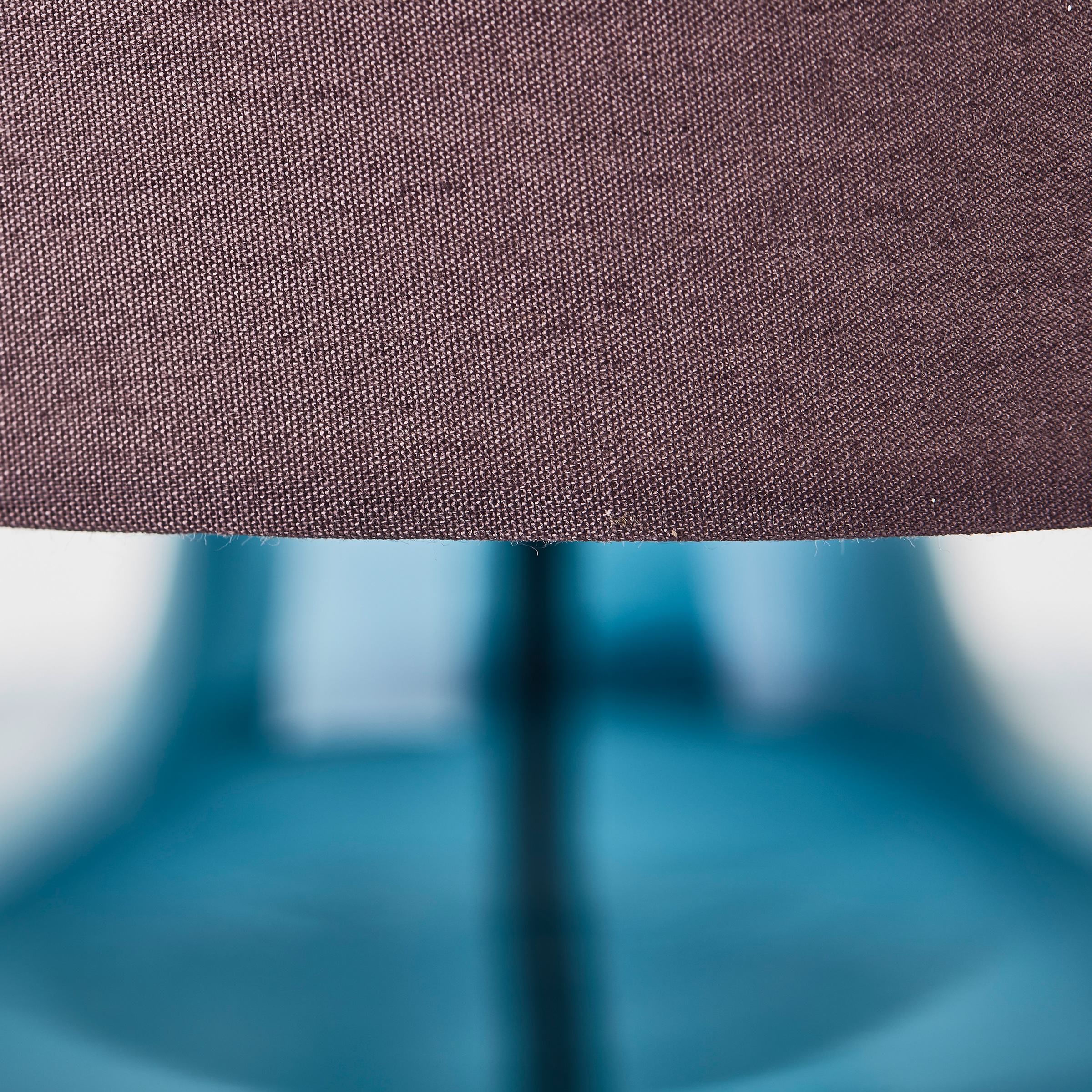 Brilliant Tischleuchte »Hydra«, 1 flammig, Leuchtmittel E27 | ohne Leuchtmittel, Ø 29,8 cm, E27, Glas/Textil, taupe/dunkelblau