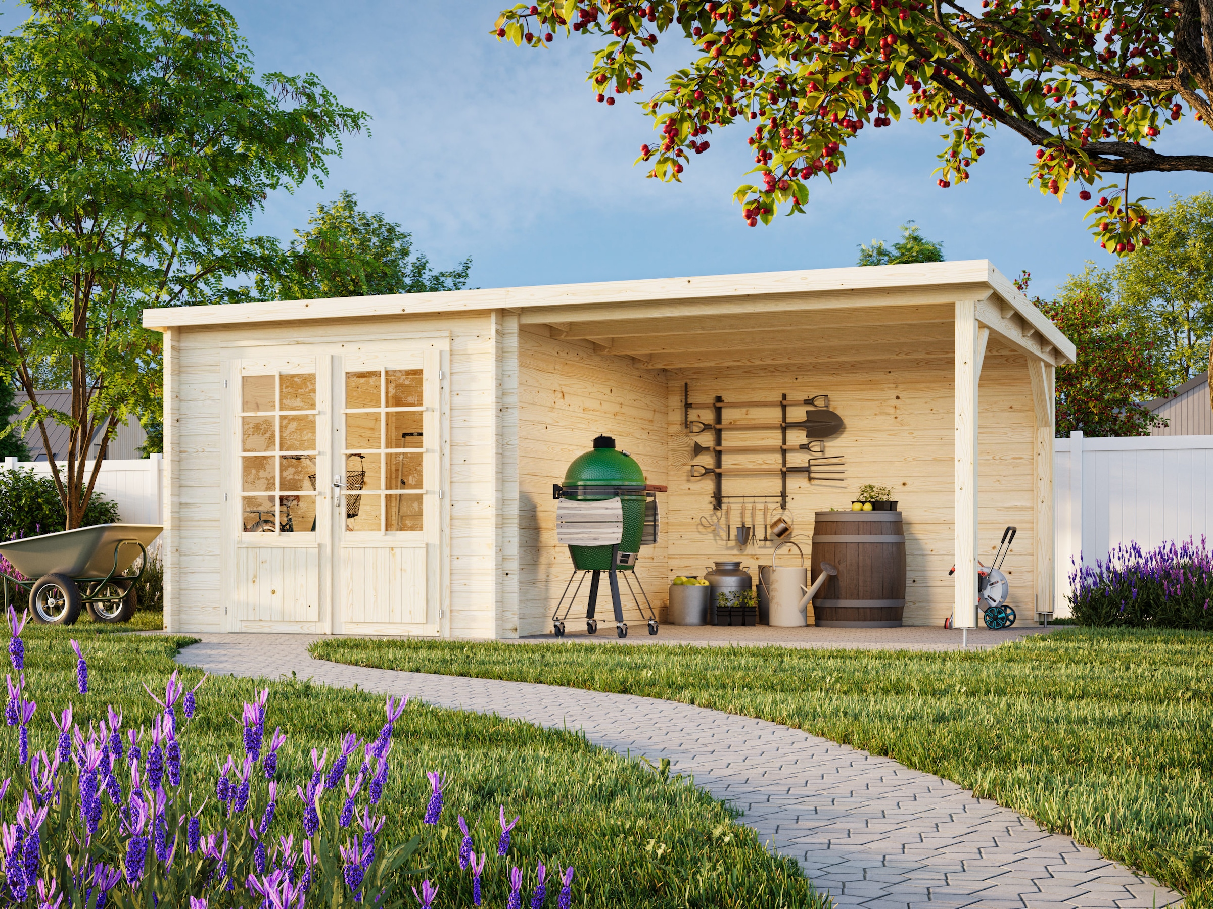 Palmako Gartenhaus »Ella« verschiedene Farben