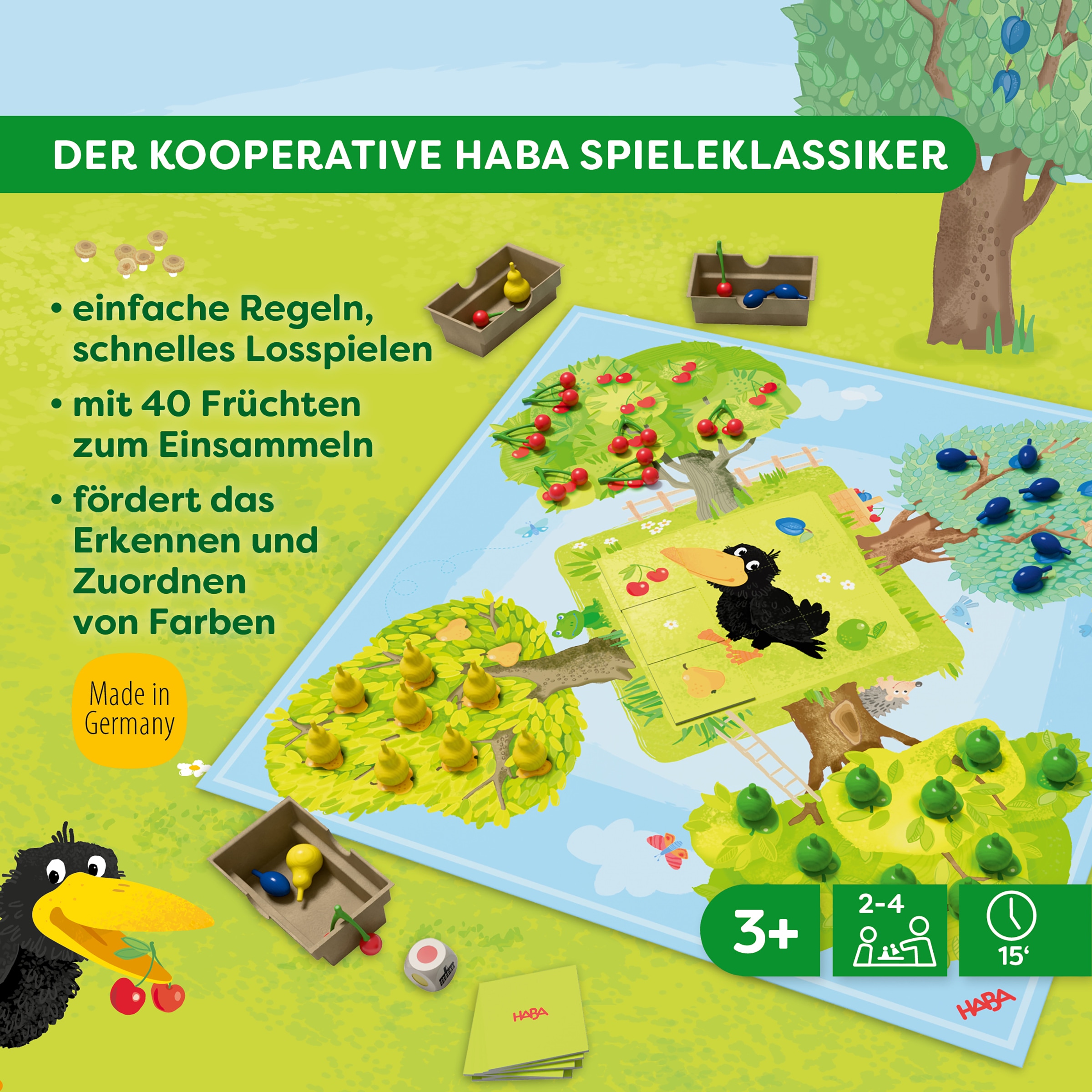Haba Spiel »Obstgarten Redesign« Made in Germany