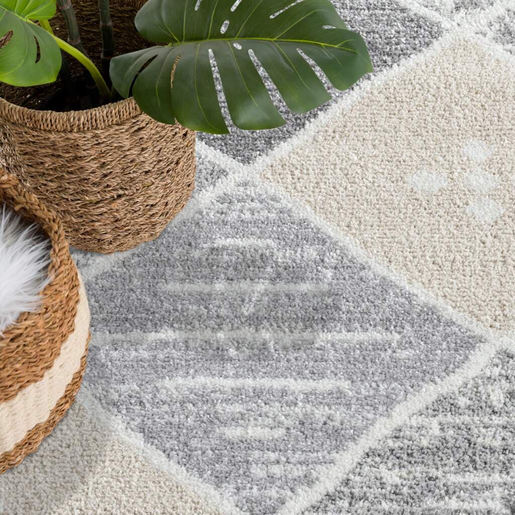 Carpet City Teppich »FLAIR179«, rechteckig, 11 mm Höhe, Kurzflor-Teppich, Skandi-Stil, Wohnzimmer