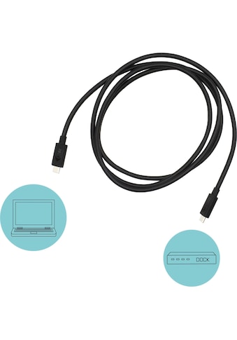 Computer-Kabel »Thunderbolt 3 Kabel, 40 Gbps, 100W PD, 1,5 Meter«, Thunderbolt, 150 cm