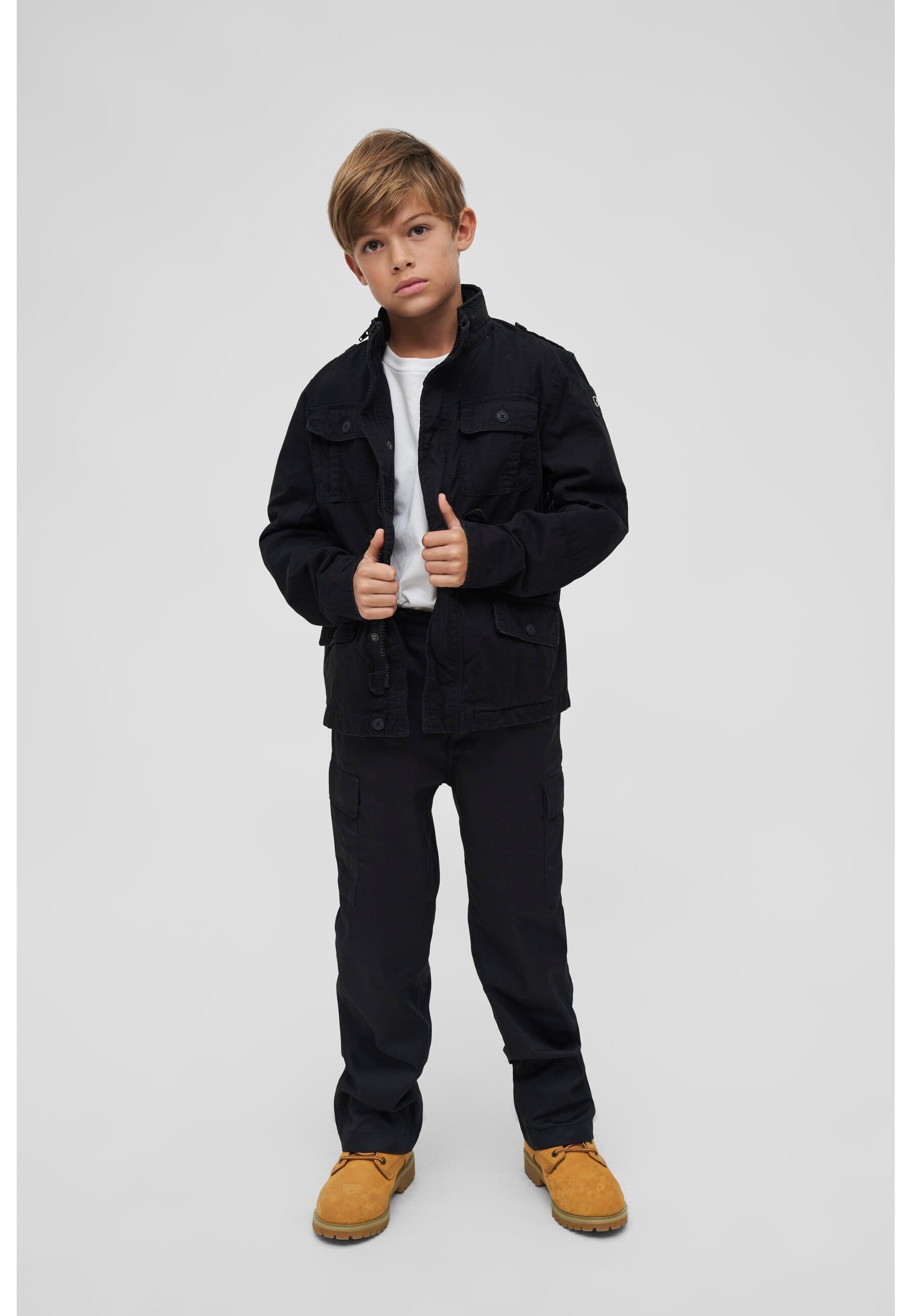 Brandit Allwetterjacke »Brandit Herren Kids Britannia Jacket« 1 Stk. tlg. ohne Kapuze