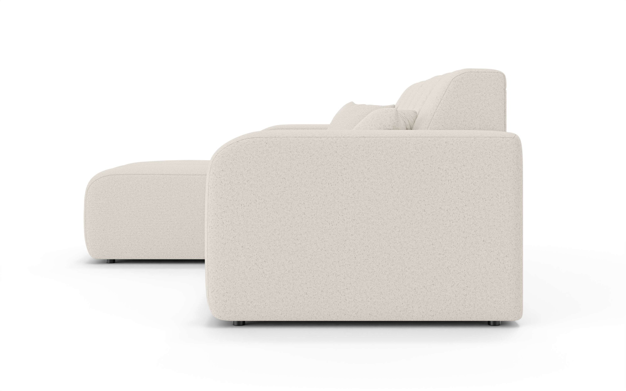 INOSIGN Ecksofa »CASSY L-Form, Schlafsofa mit Bettkasten, Maße B/T/H: 245/165/88 cm«, mit 2 Rückenkissen, Recamiere rechts oder links bestellbar