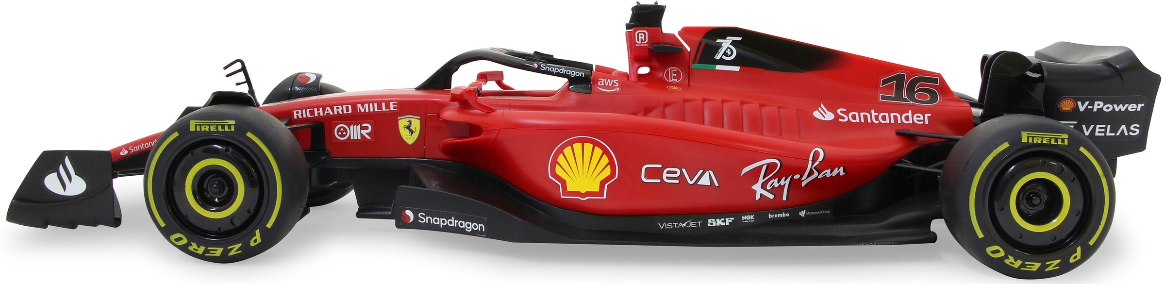 Jamara RC-Auto »Deluxe Cars, Deluxe Cars, Ferrari F1-75 1:12, rot - 2,4 GHz«