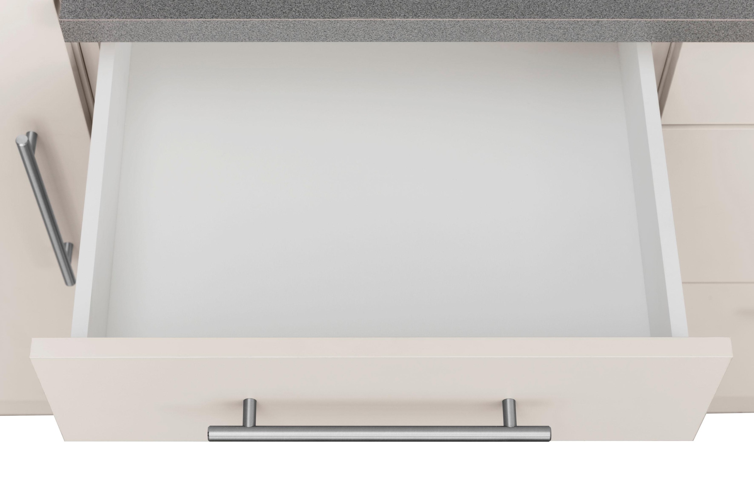 wiho Küchen Küchenzeile »Cali«, mit E-Geräten, Breite 220 cm