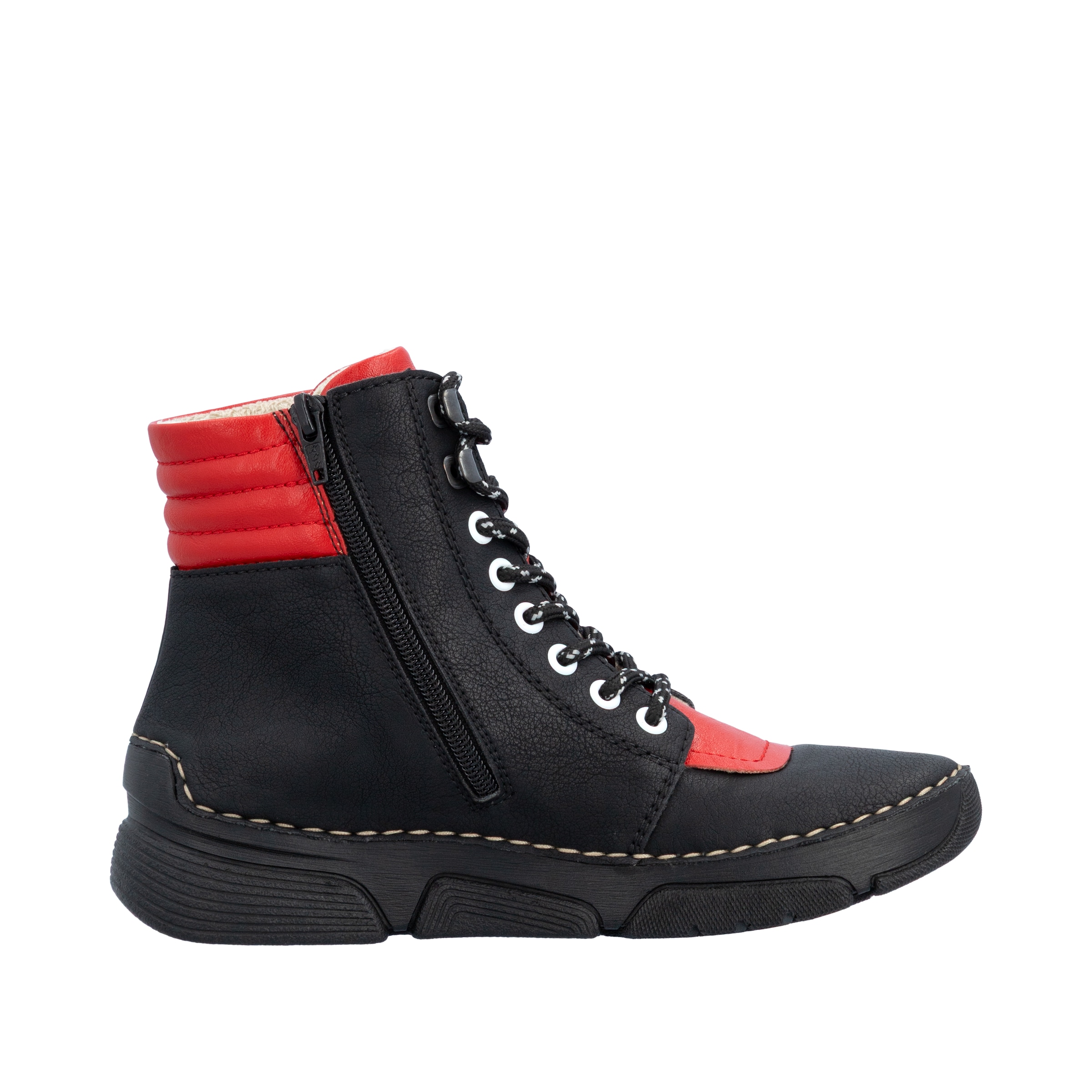 Rieker Sneakerboots  Schnürboots, Schnürstiefelette mit zusätzlichem Innenreißverschluss