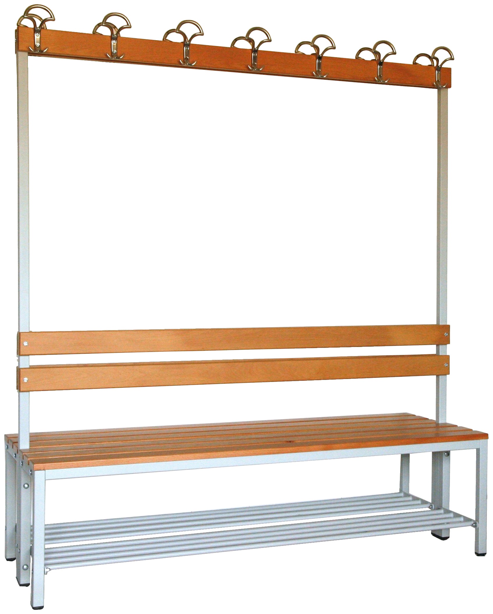 Sitzbank, grau/braun B/H/T: 150 cm x 170 cm x 60 cm