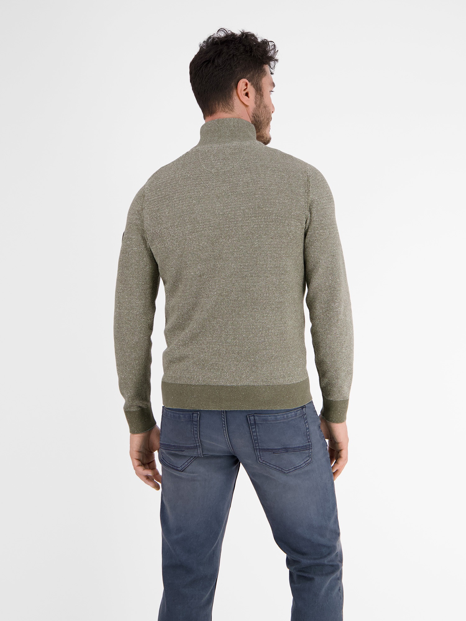 LERROS Strickpullover »LERROS Stricktroyer in kerniger Optik«