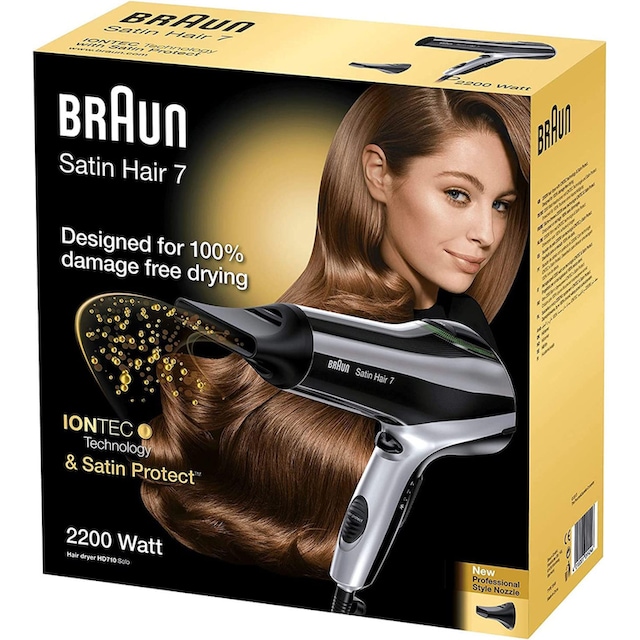Braun Ionic-Haartrockner »Braun Satin Hair 7 Iontec«, 2200 W, Satin  Protect™ System: 100%-igen Schutz vor Überhitzung online bestellen