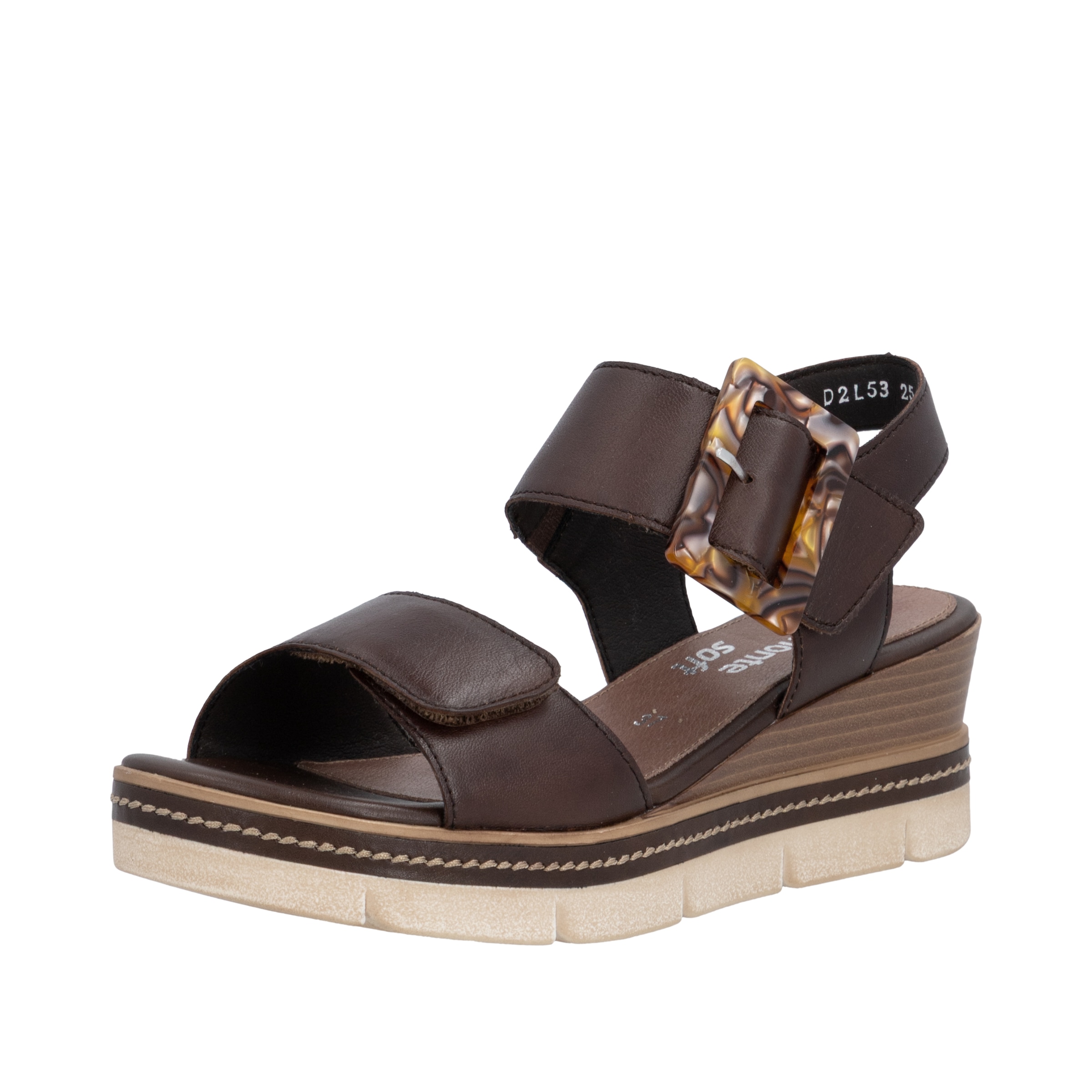 Remonte Keilsandalette »Elisabeth Hurley-Collection«  Keilabsatz, Riemensandale, Sommerschuh, auffällige Zierschnalle