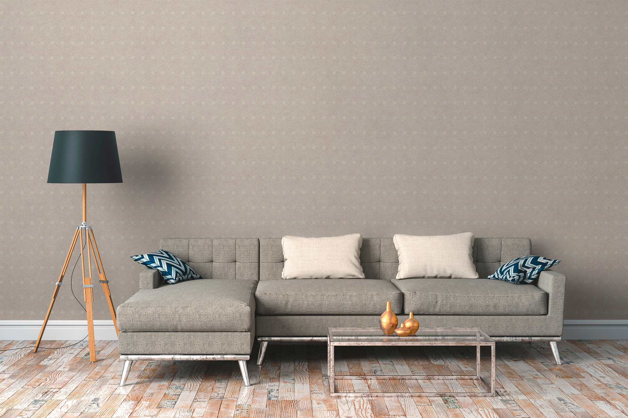 A.S. Création Vliestapete »Cuba«, Ethnomuster-abstrakt-minimalistisch, Geometrische Tapete Designer Metallic Tapeten Wohnzimmer Schlafzimmer