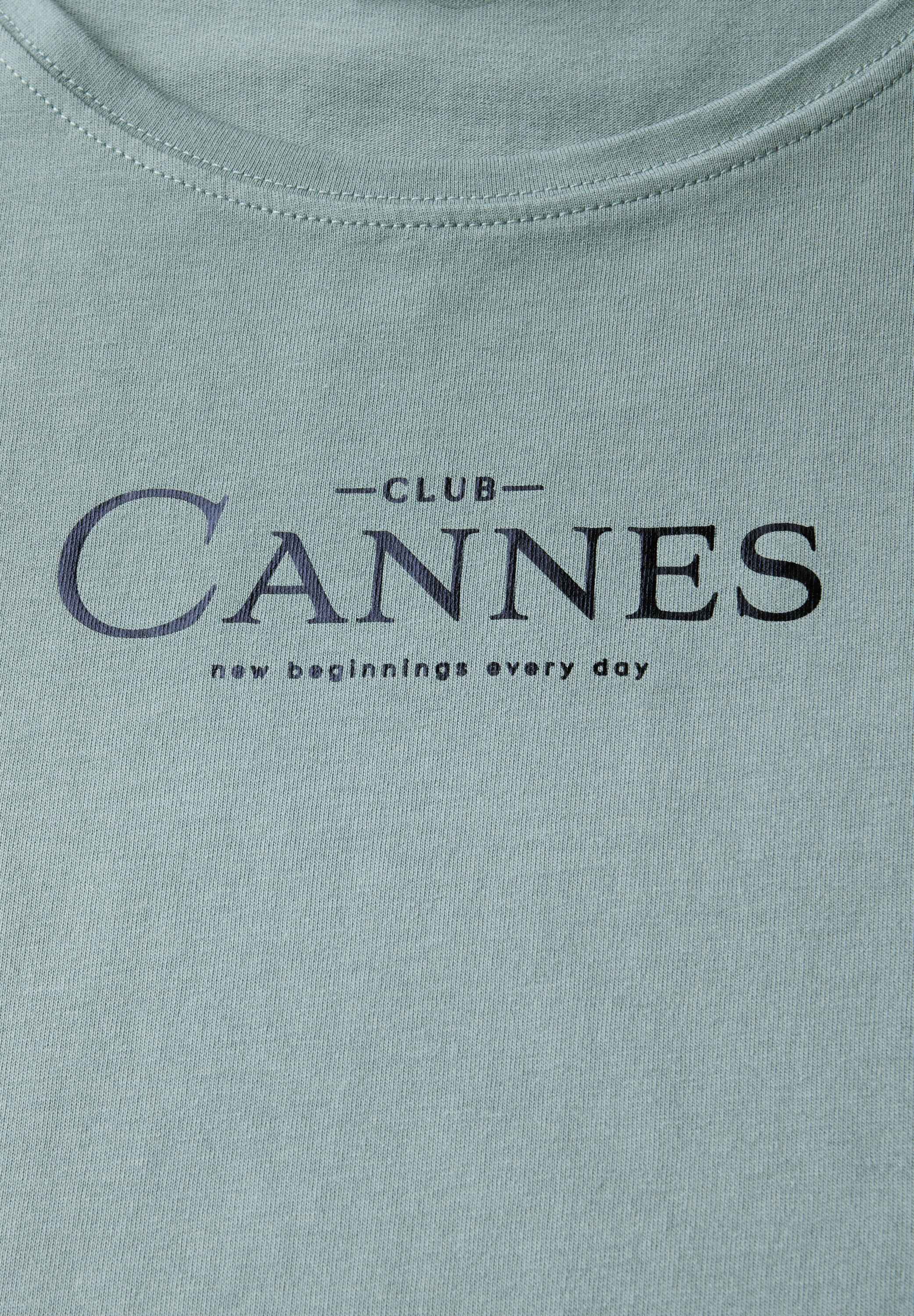 STREET ONE Shirttop, mit Folien-Wording