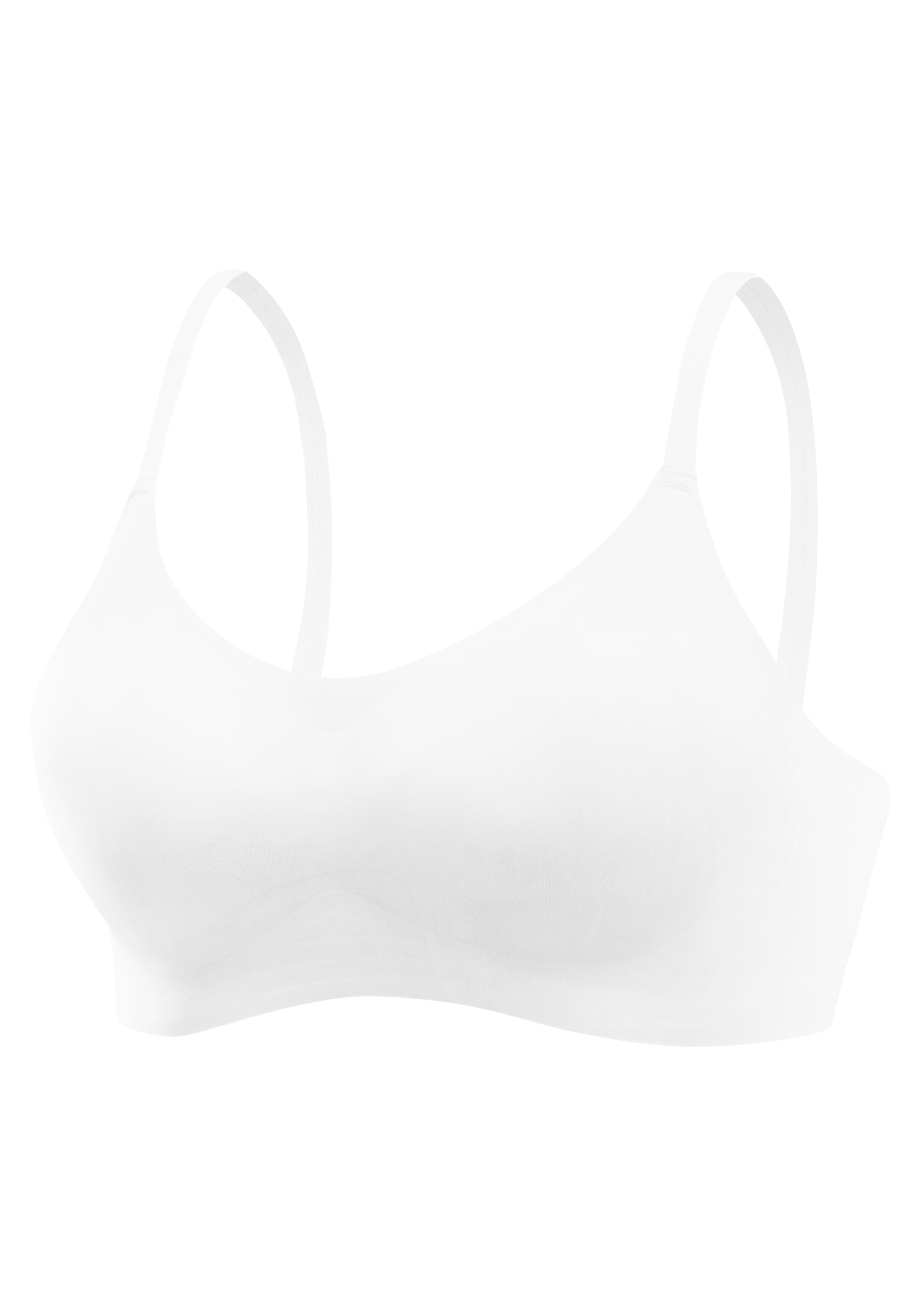 Nuance Bralette-BH, SEAMLESS ohne Bügel, mit herausnehmbarem Push-up-Kissen, Basic Dessous