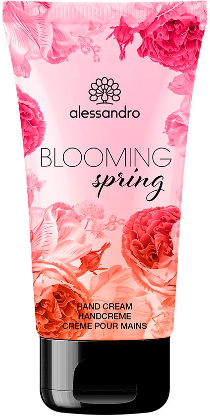 alessandro international Handcreme »BLOOMING SPRING SET«, (Set, 3 tlg.), Handcreme, Nagelöl, Blumensamen