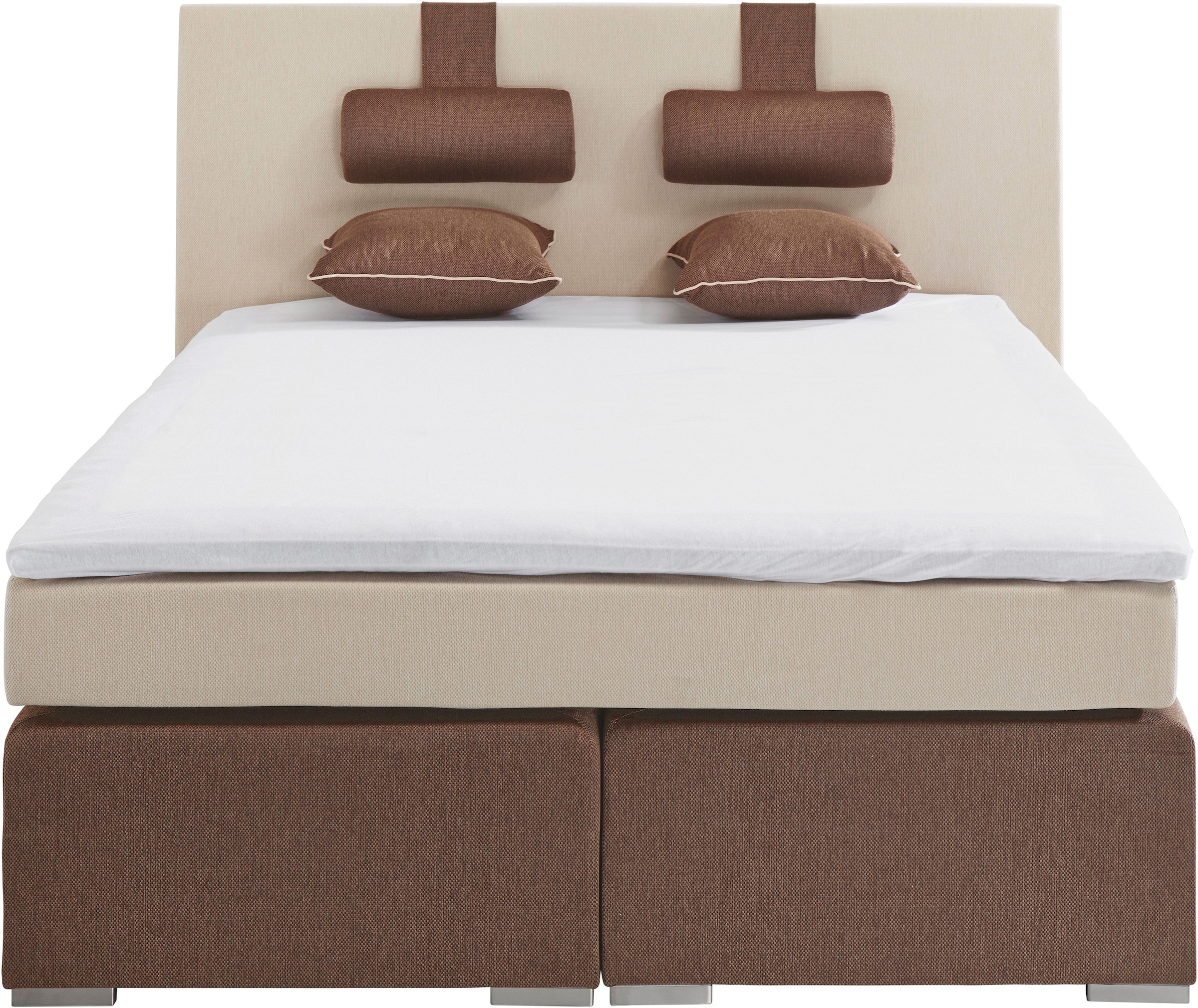 2. Bild von ATLANTIC home collection Boxspringbett »Rick«, mit Bonnell-Federkernmatratze, inkl. Topper