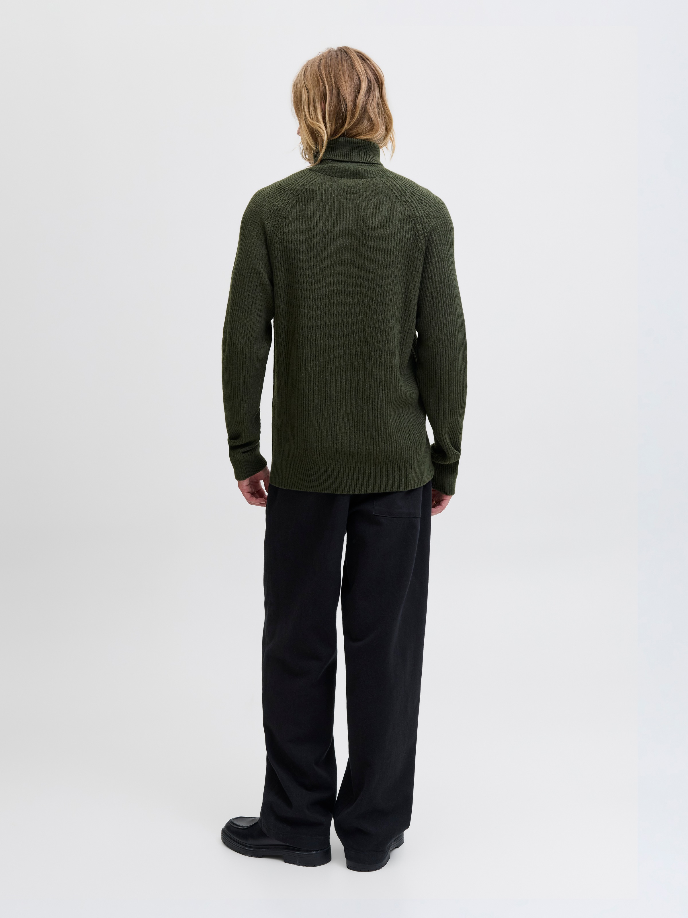 Jack & Jones Rollkragenpullover »JJPANNEL KNIT ROLL NECK AW25«