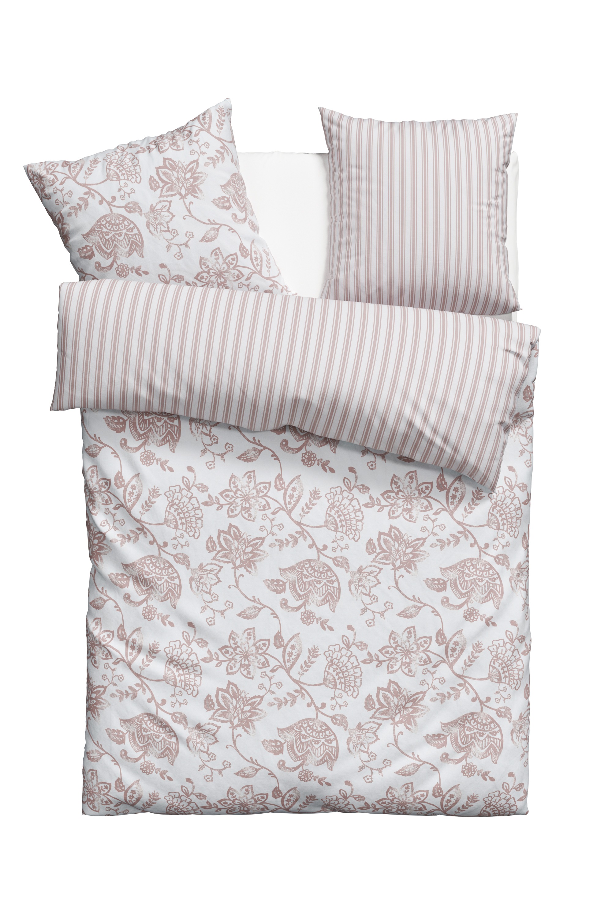 andas Bettwäsche »Nordby« 2 Stk. tlg. Bettwäsche aus Baumwolle, skandinavis günstig online kaufen