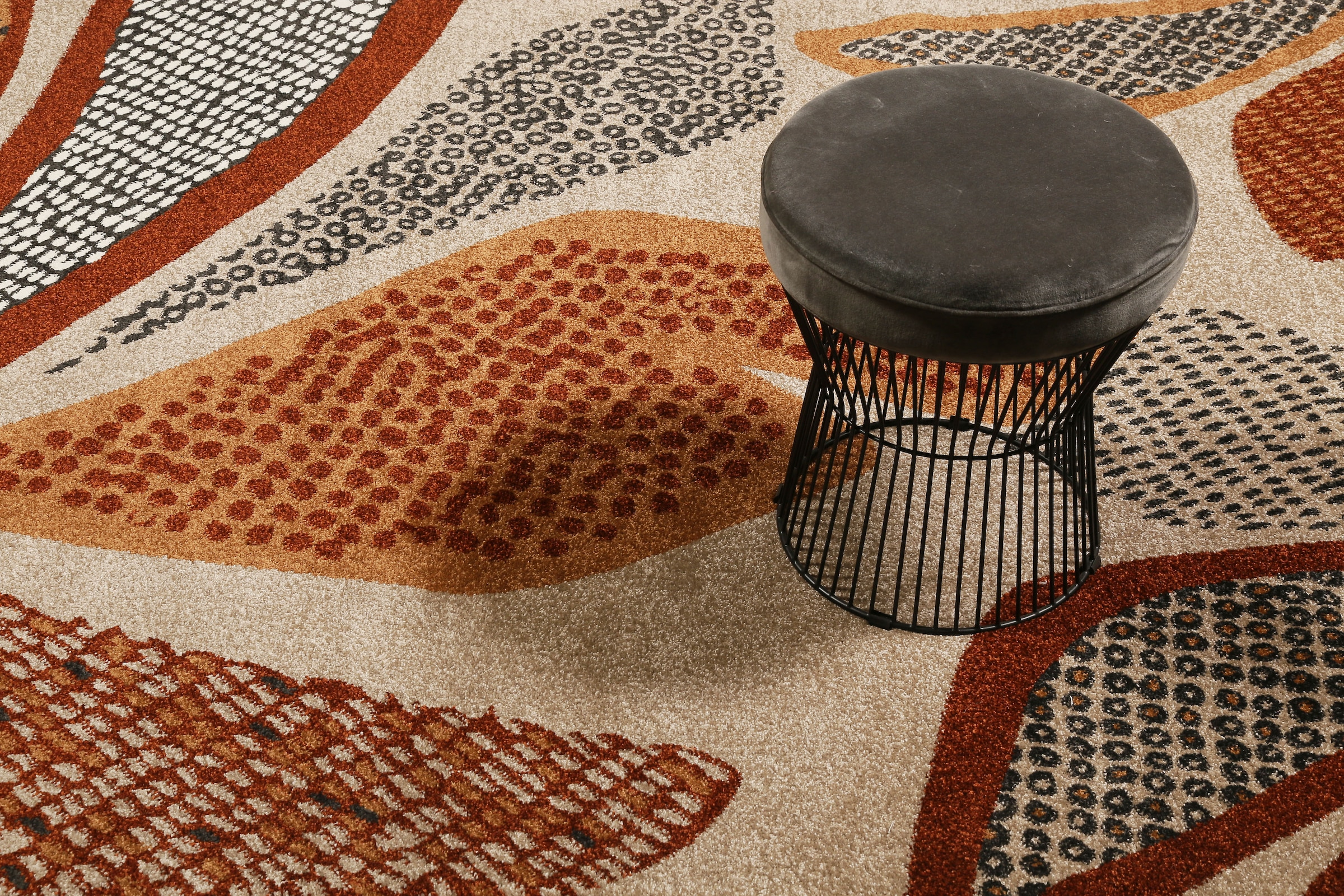 Esprit Teppich »Hazel,  ESP-40101«, rechteckig, 13 mm Höhe, schön weicher Kurzflor in modernem Design, bunt, Wohnzimmer