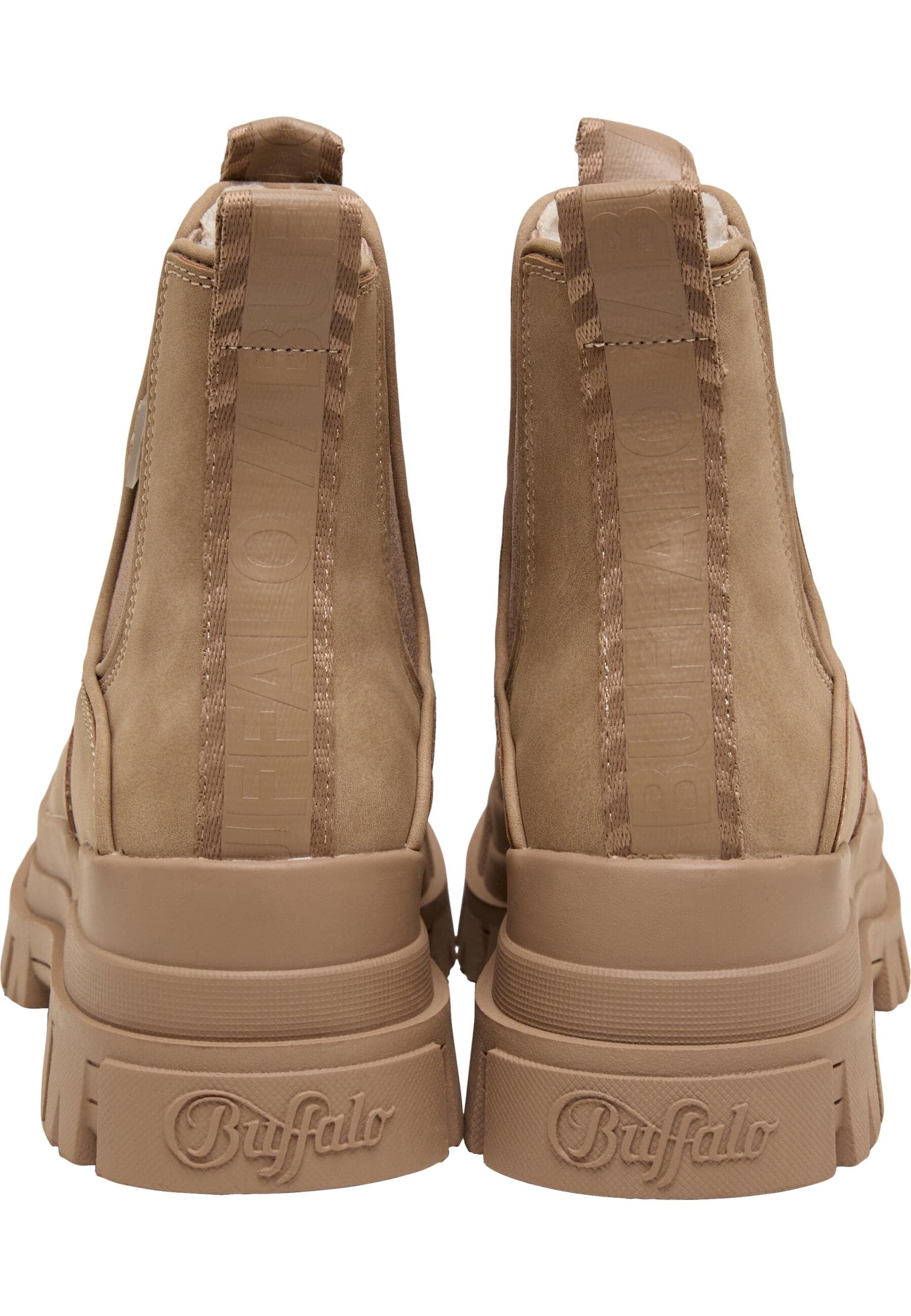 Buffalo Stiefel »Buffalo ASPHA CHELSEA WARM - VEGAN NUBUCK - BROWN«