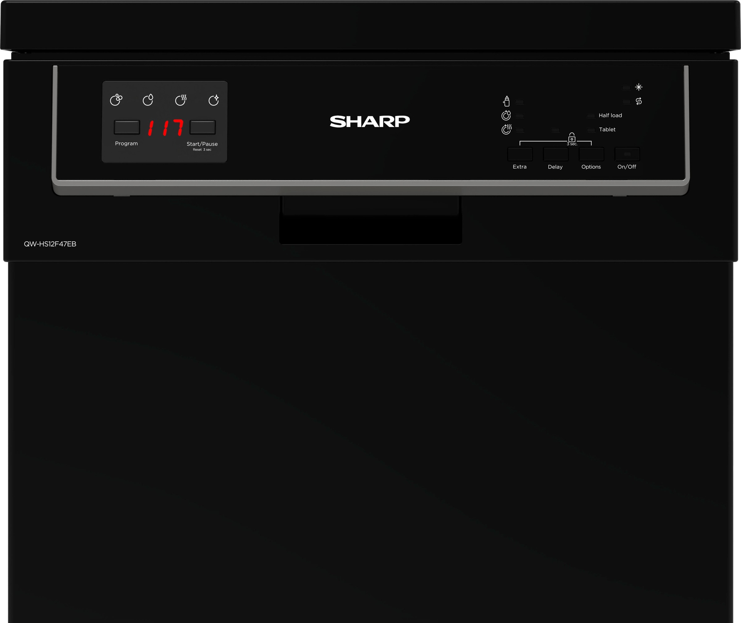 Sharp Standgeschirrspüler »QW-HS12F47EB-DE«, 10 Maßgedecke