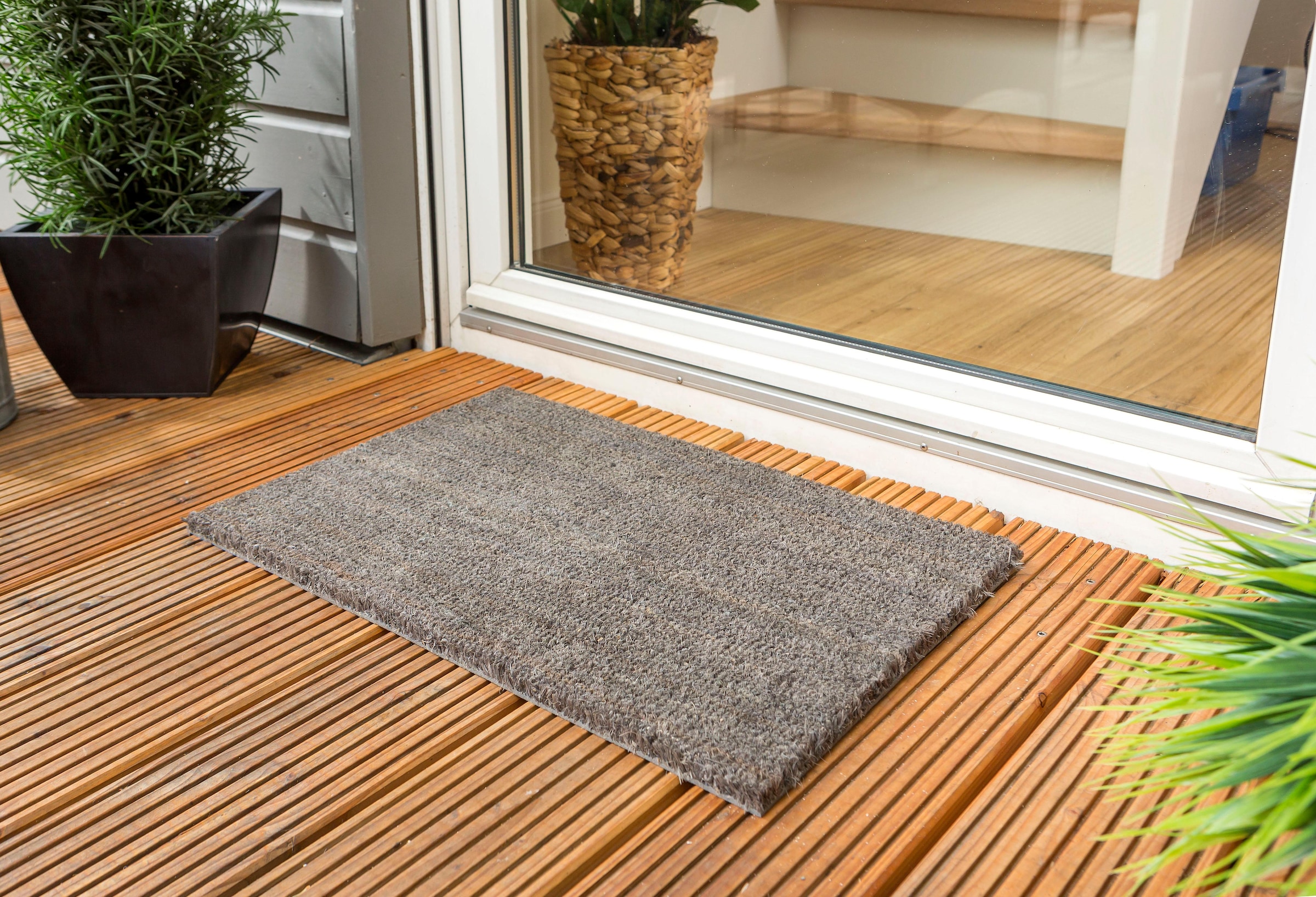 ASTRA Fußmatte »Kokosvelours 106« rechteckig 16 mm Höhe Schmutzfangmatte, Kokosmatte, In -und Outdoor geeignet