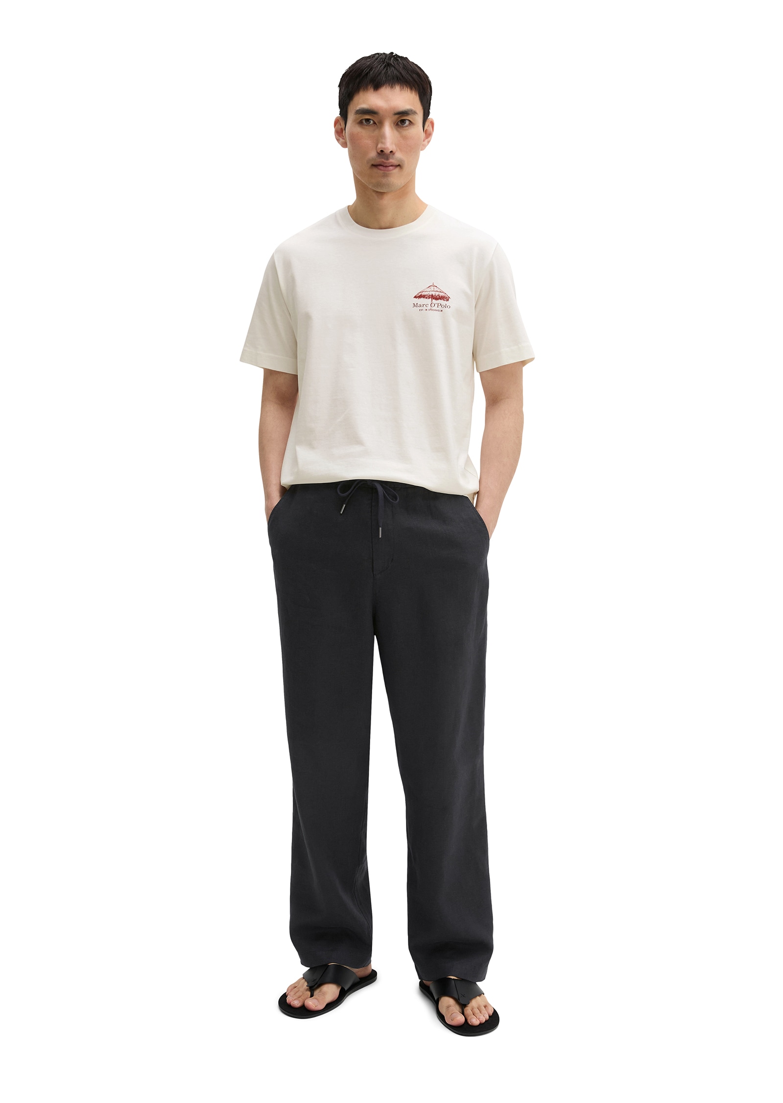 Marc O'Polo T-Shirt regular mit sommerlichem Rückenprint