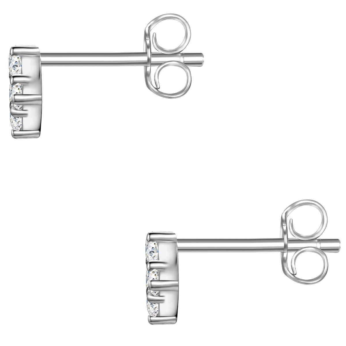 Glanzstücke München Paar Ohrstecker »Set: GSM1843«, (2 tlg.), aus Sterling Silber