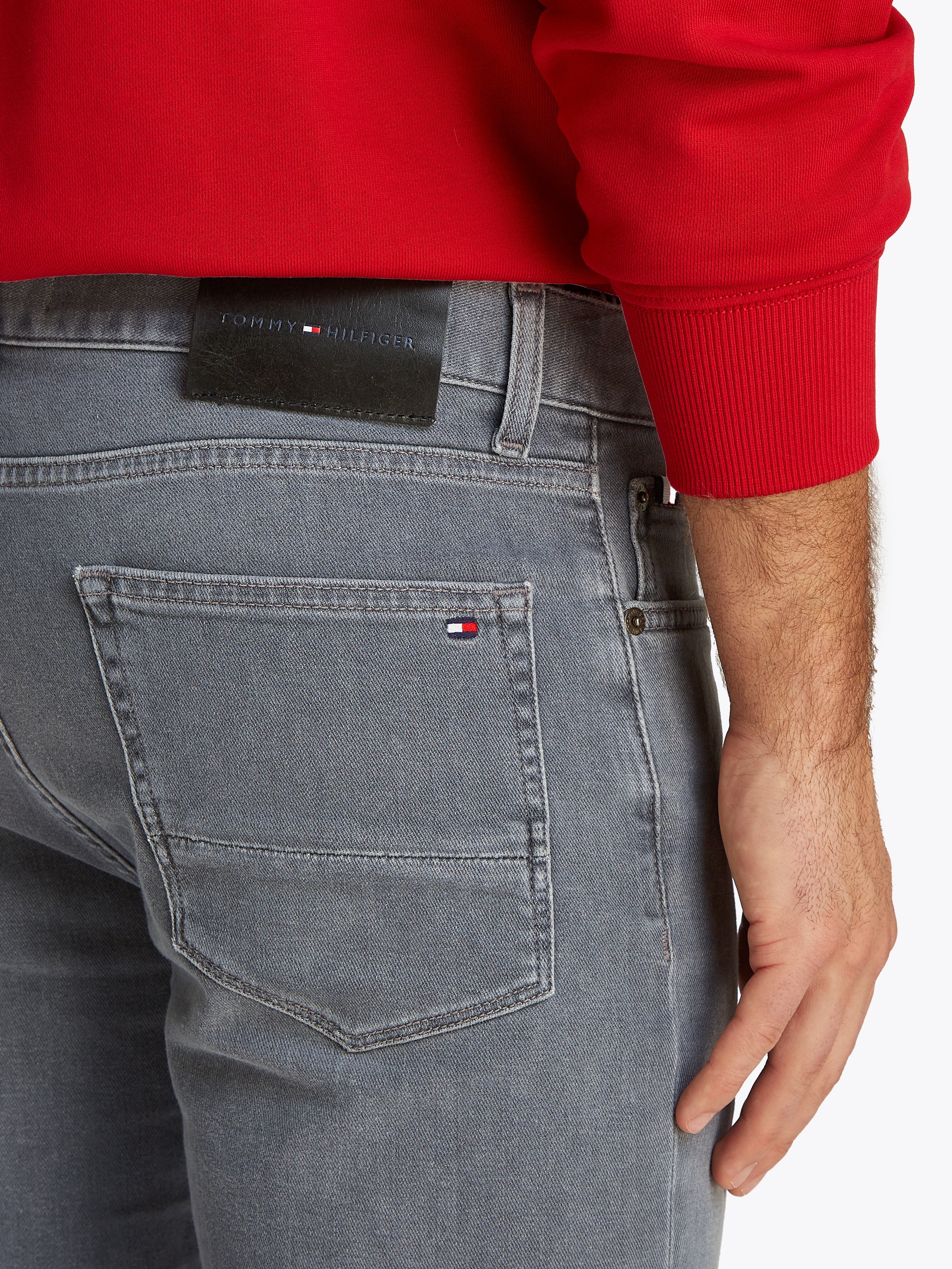 Tommy Hilfiger Slim-fit-Jeans »SLIM BLEECKER PSTR TEXAS INDIGO«, in blauer Waschung