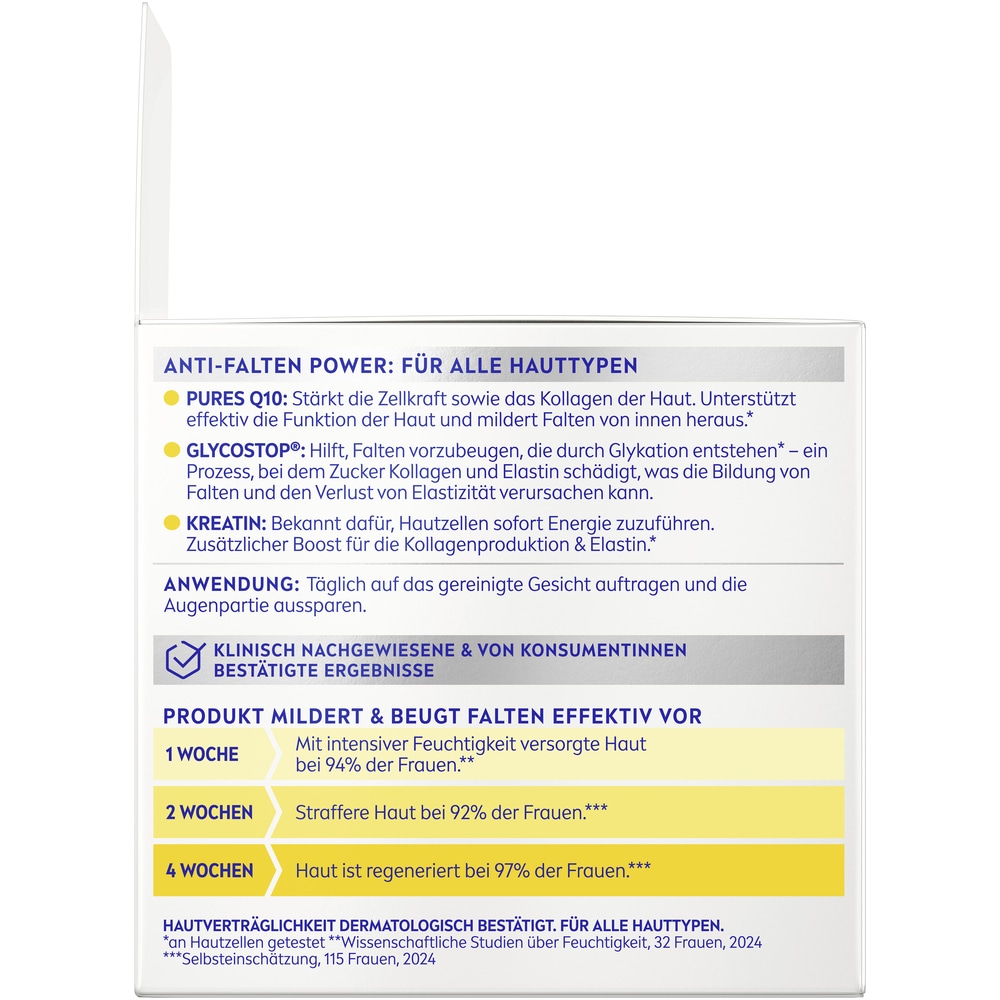 Nivea Tagescreme »Q10 Anti-Falten Power Schützende Tagespflege LSF 30« strafft, regeneriert und spendet Feuchtigkeit