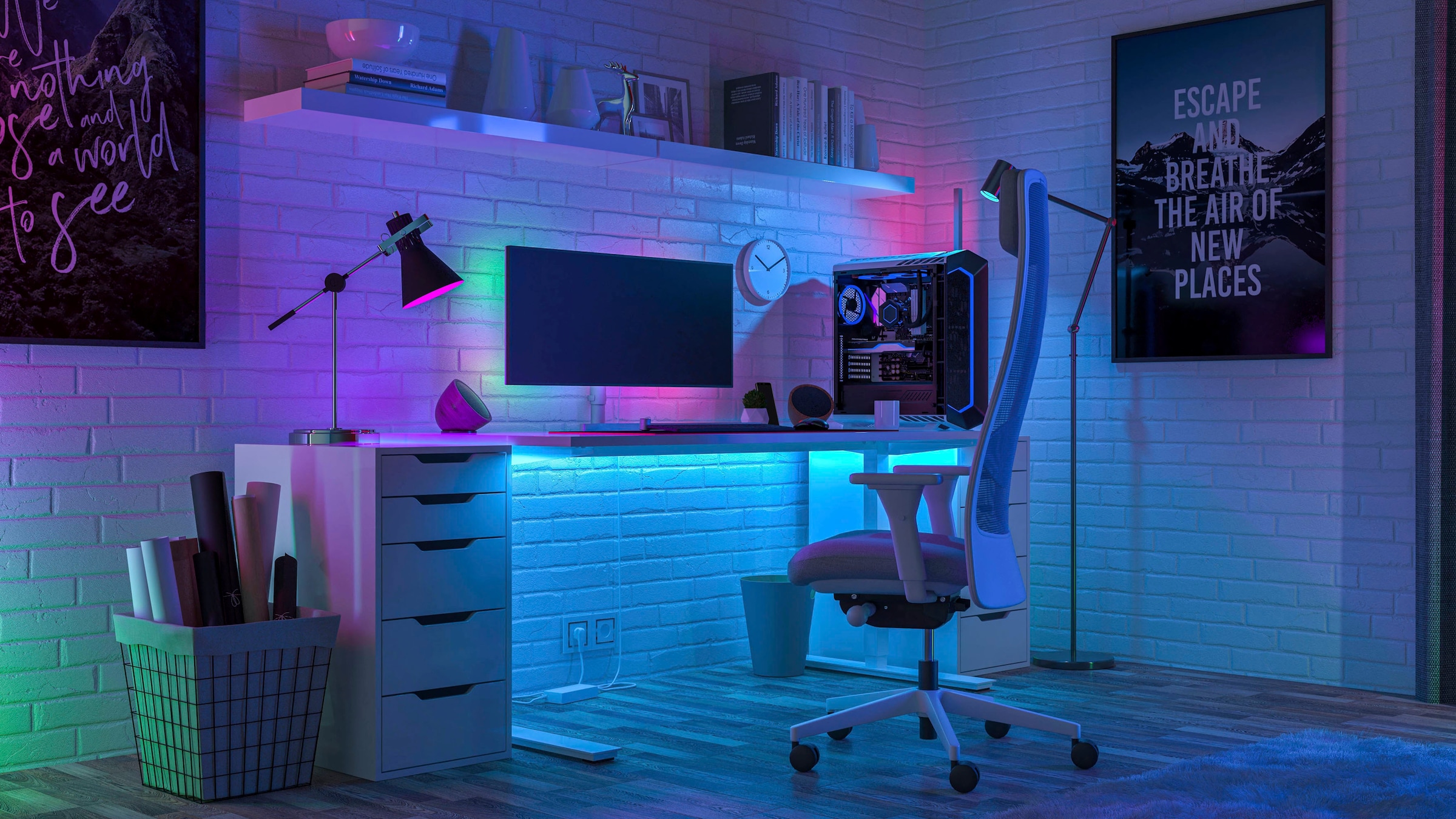 näve LED-Streifen »Stripe« 1 Stk.-flammig LED Stripe RGB, Tuya, Bluetooth, 5m, Fernbedienung, IP20, Dimmbar,19W