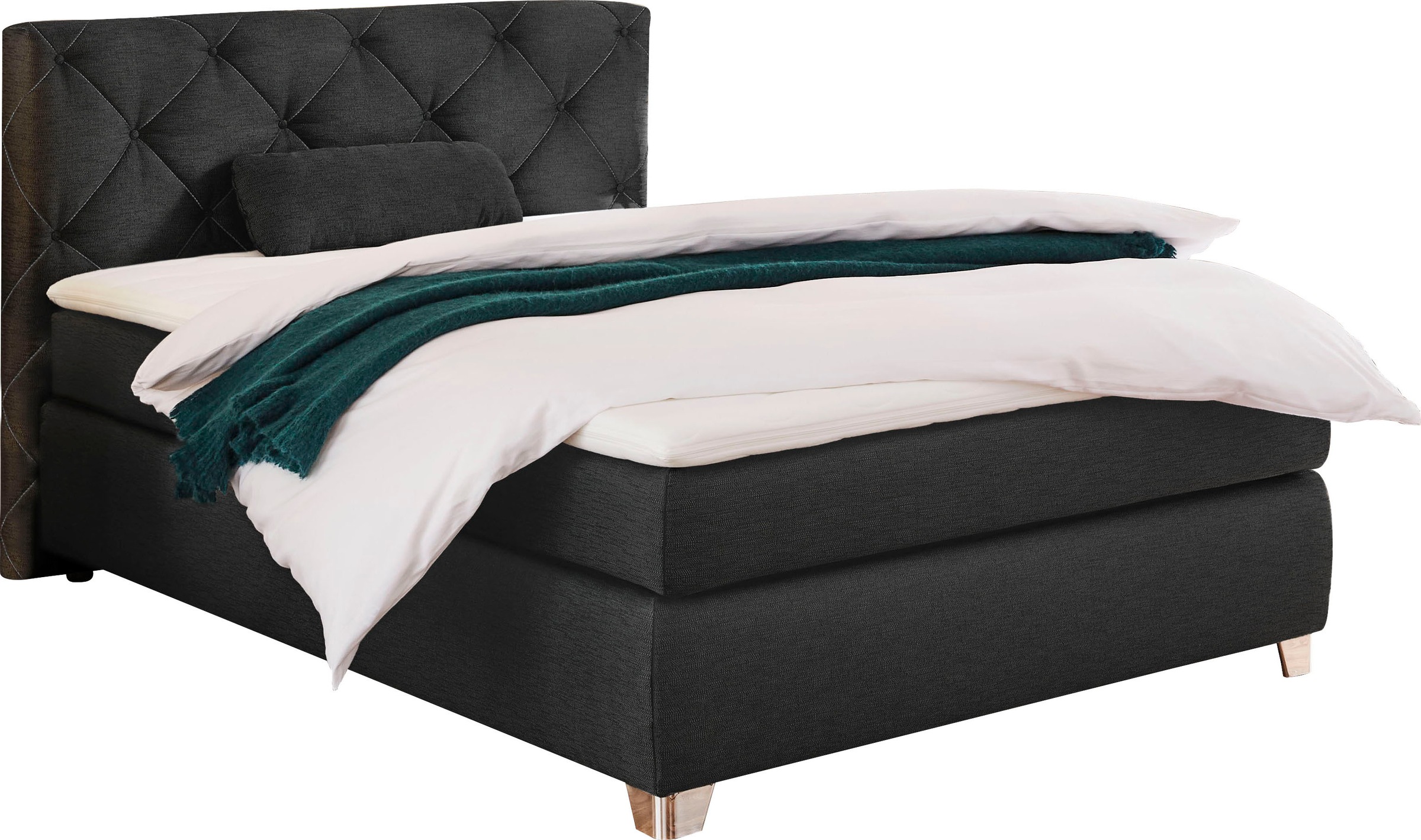 Jockenhöfer Gruppe Boxspringbett »Finja« mit Topper und Zierkissen, erhältl günstig online kaufen