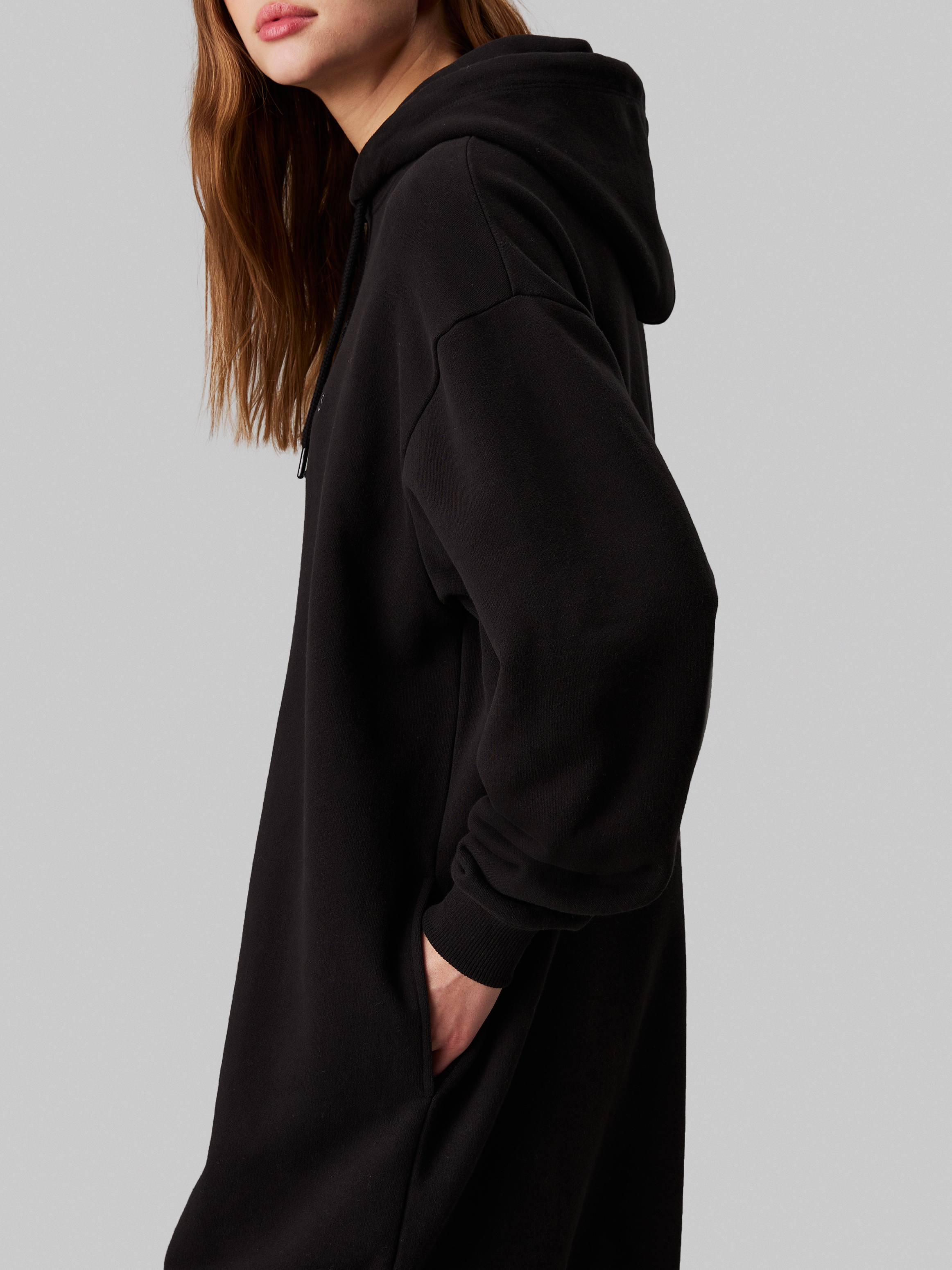 Calvin Klein Jeans Sweatkleid »CHENILLE MONOLOGO HOODIE DRESS«, mit Logostickerei