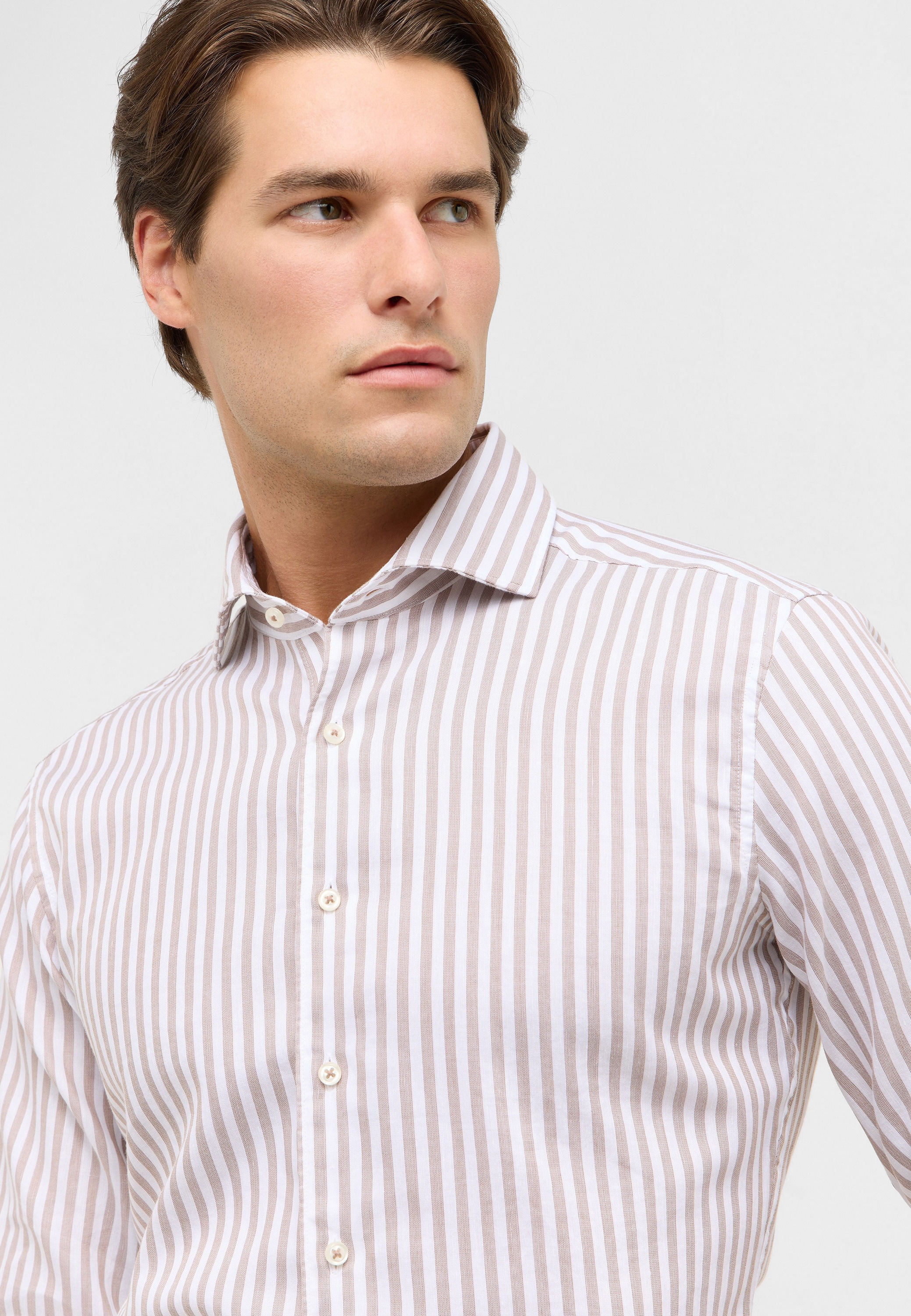 Eterna Langarmhemd »SLIM FIT«, EASY IRON (bügelleicht)