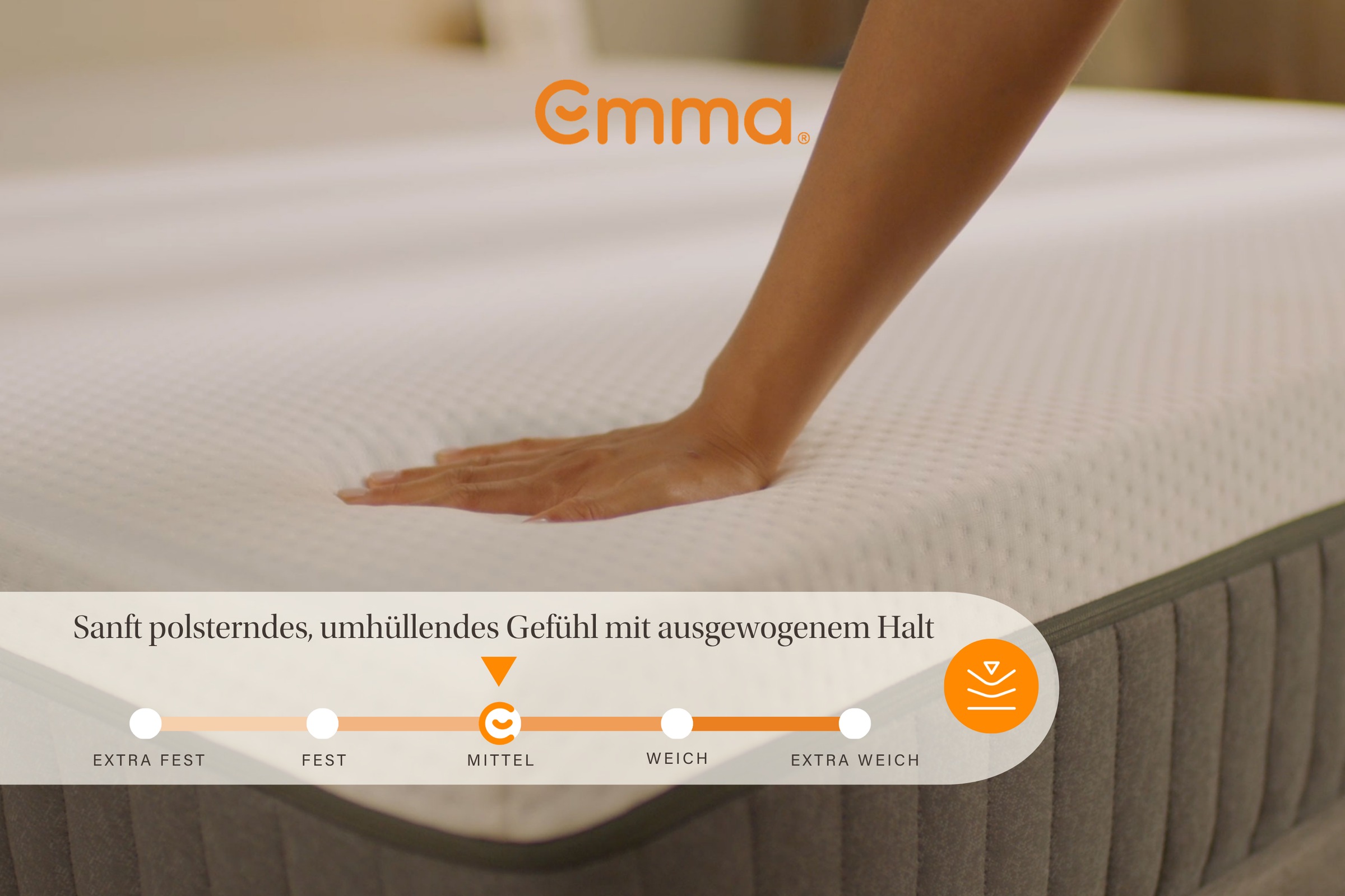 Emma Hybridmatratze »Emma Original Matratze« 25 cm hoch 1 Stk. tlg. 5-Zonen-Federn, Randschutz, waschbar, 25 cm