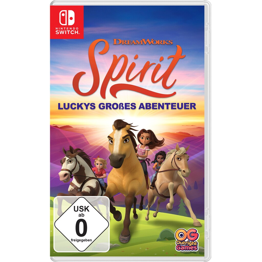 Outright Games Spielesoftware »DreamWorks Spirit Luckys großes Abenteuer«, Nintendo Switch