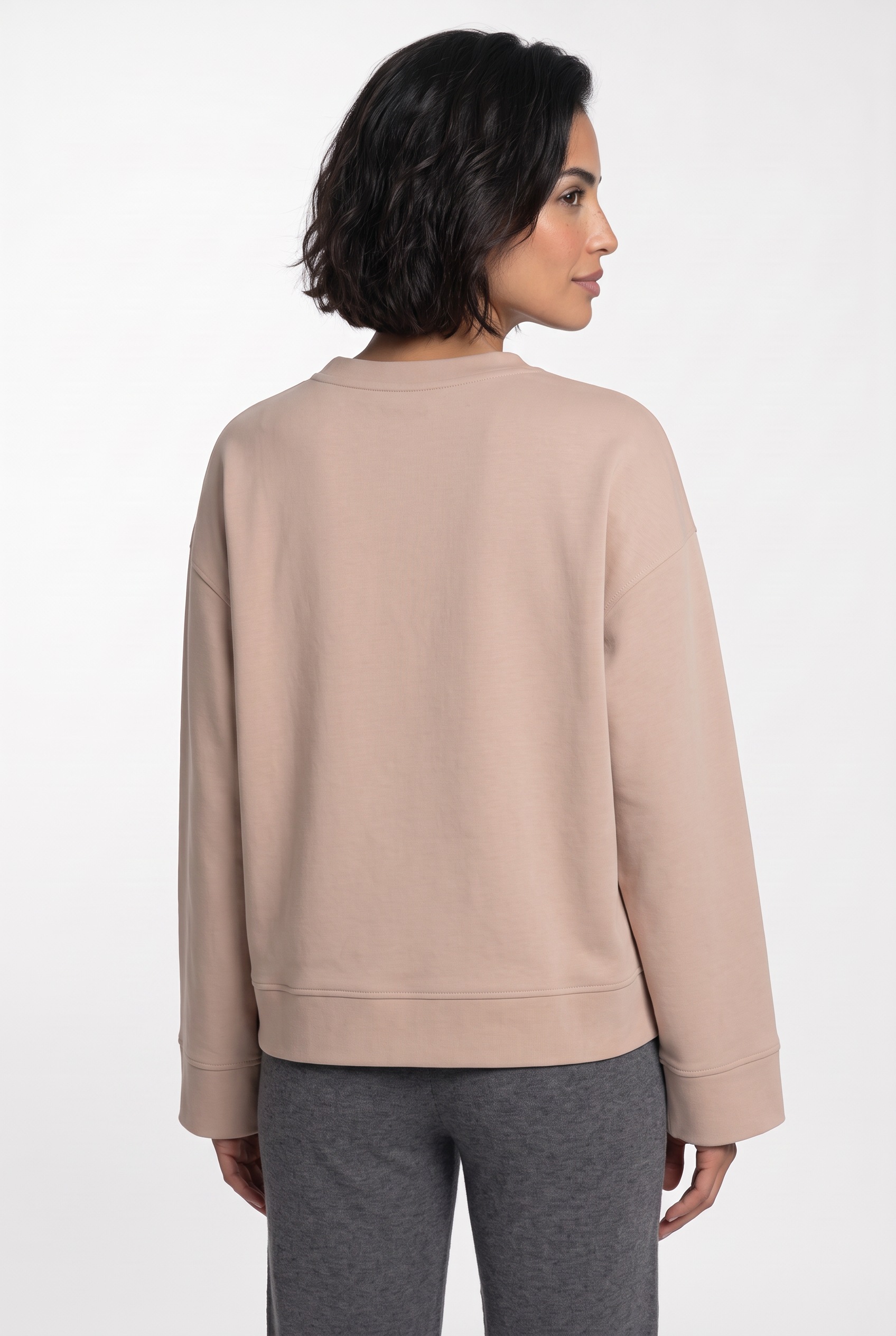 BOSS ORANGE Sweatshirt »Every Premium Damenmode«, mit weiten Ärmeln, Relaxed Fit
